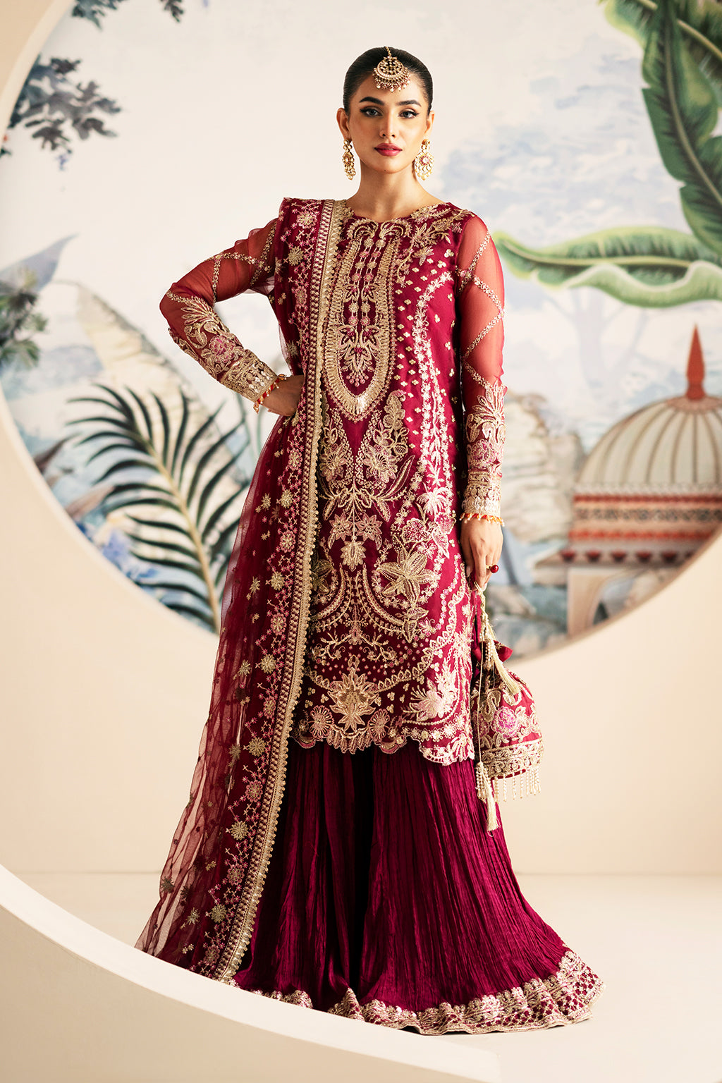 Zinnia Organza Pakistani Formal Dresses