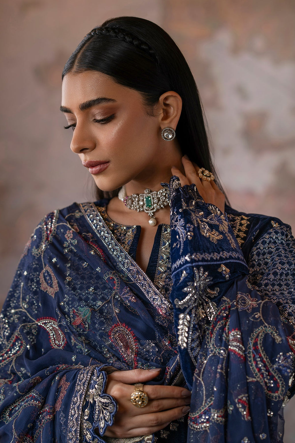 Roshni Embroidered Pakistani Dress