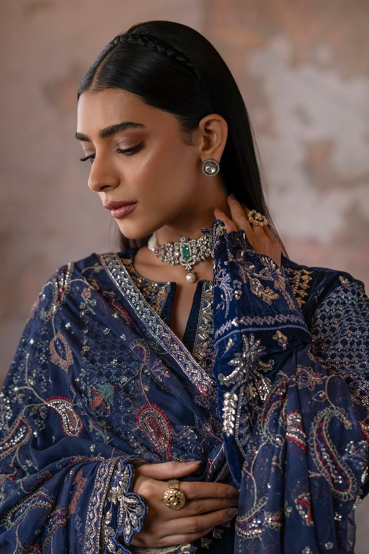 Roshni Embroidered Pakistani Dress