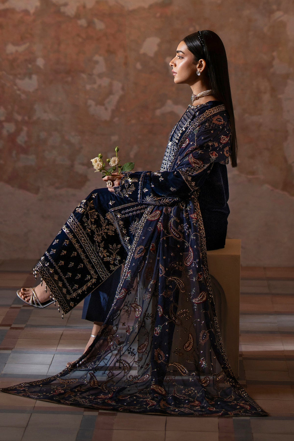 Roshni Embroidered Pakistani Dress