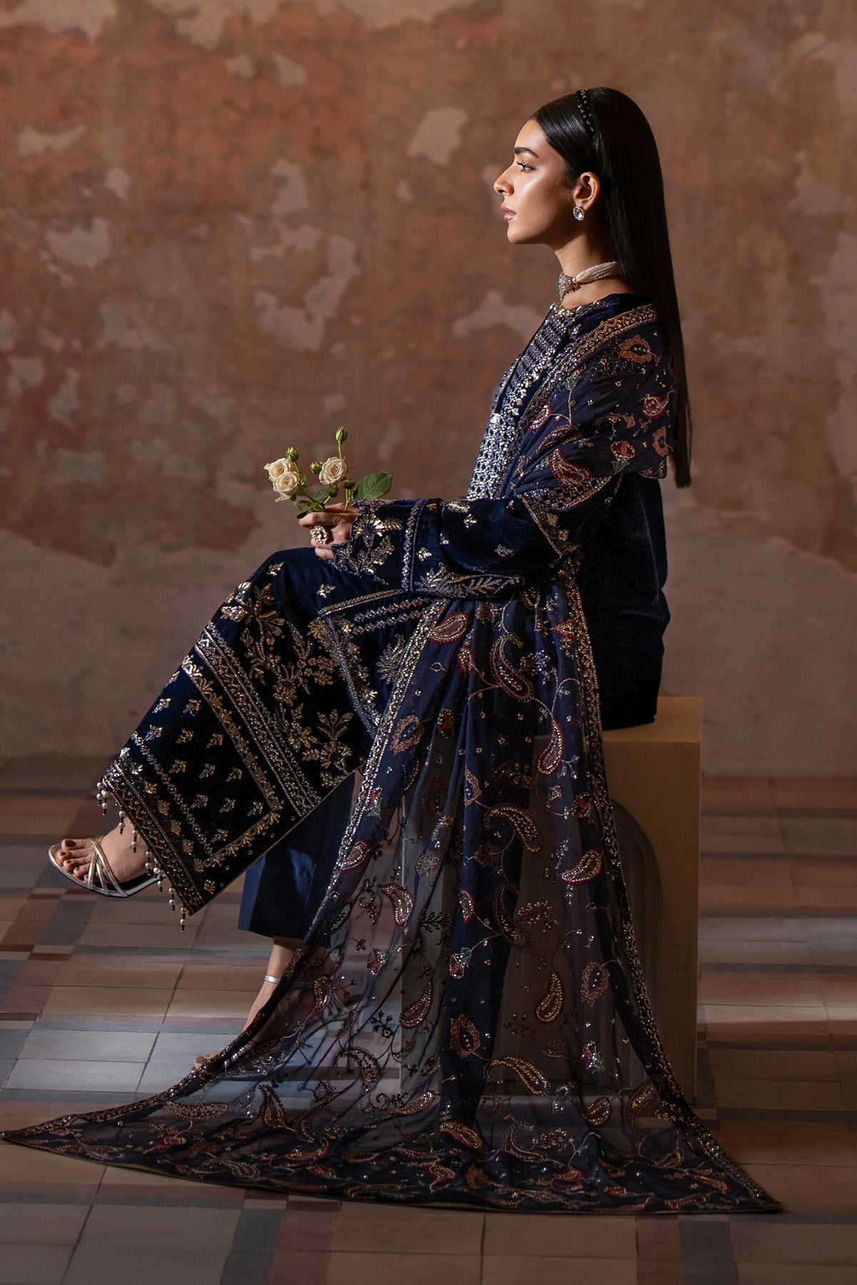 Roshni Embroidered Pakistani Dress