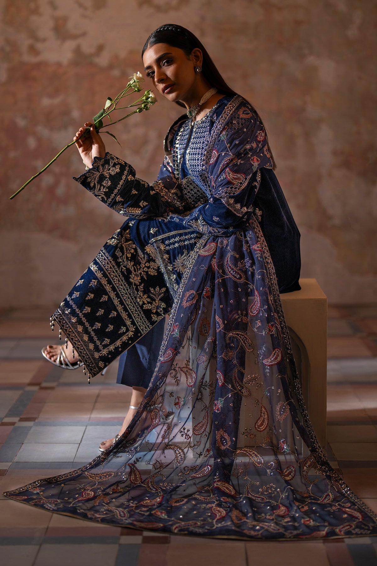 Roshni Embroidered Pakistani Dress