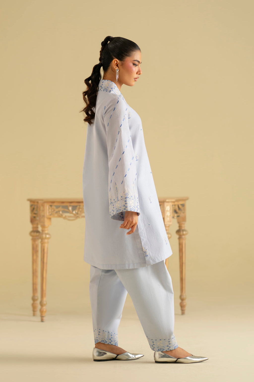Marina Cotton Pakistani Summer Dresses - Akbar Aslam - 2