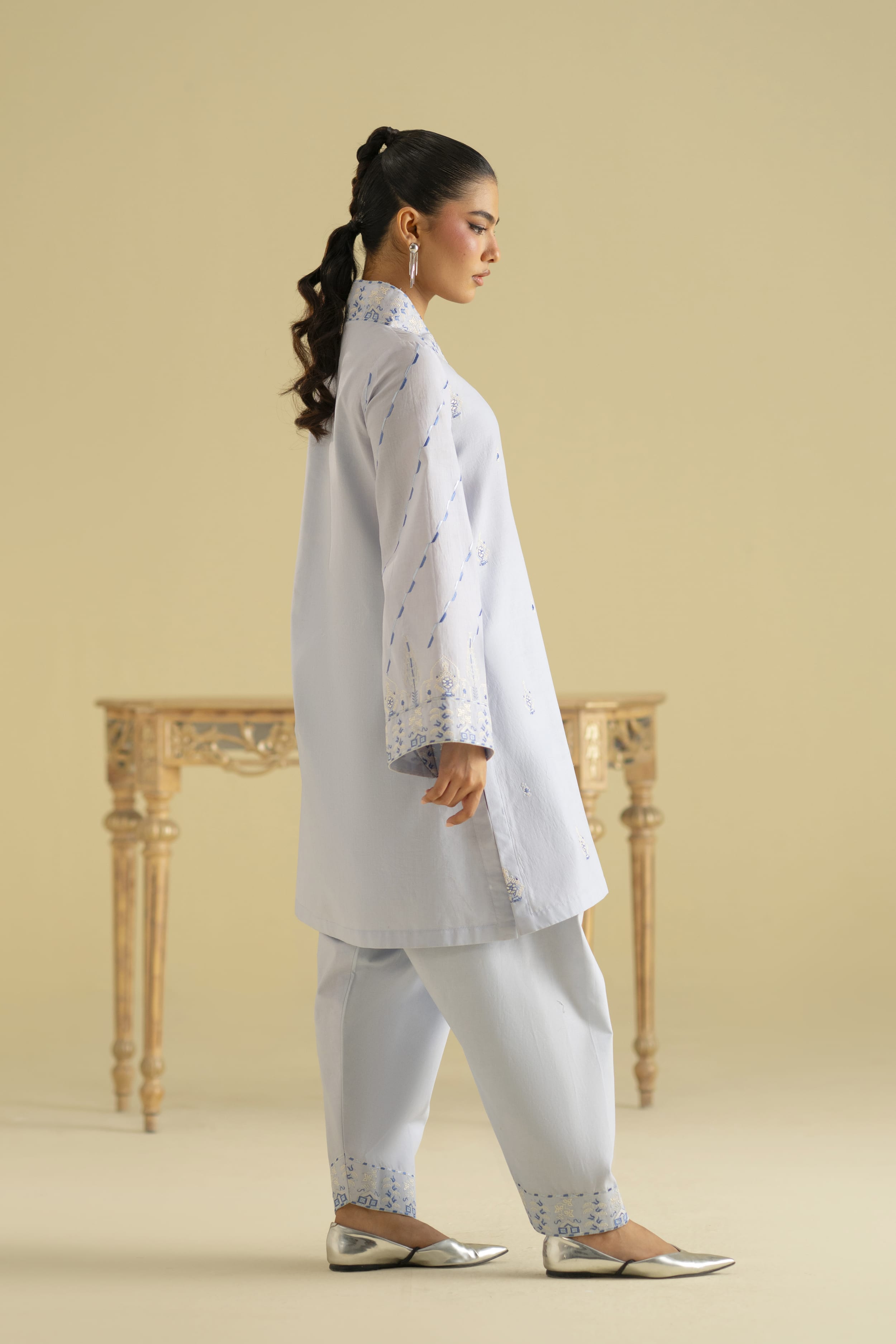 Marina Cotton Pakistani Summer Dresses - Akbar Aslam - 2