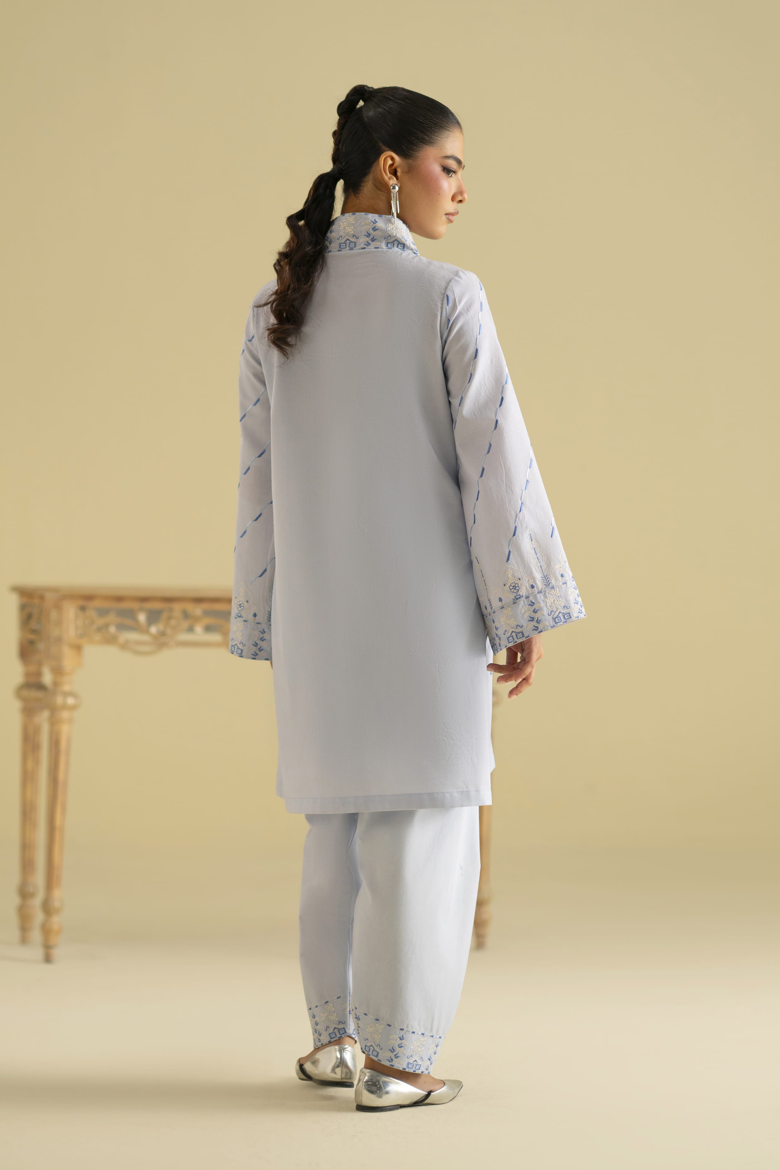 Marina Cotton Pakistani Summer Dresses - Akbar Aslam - 4