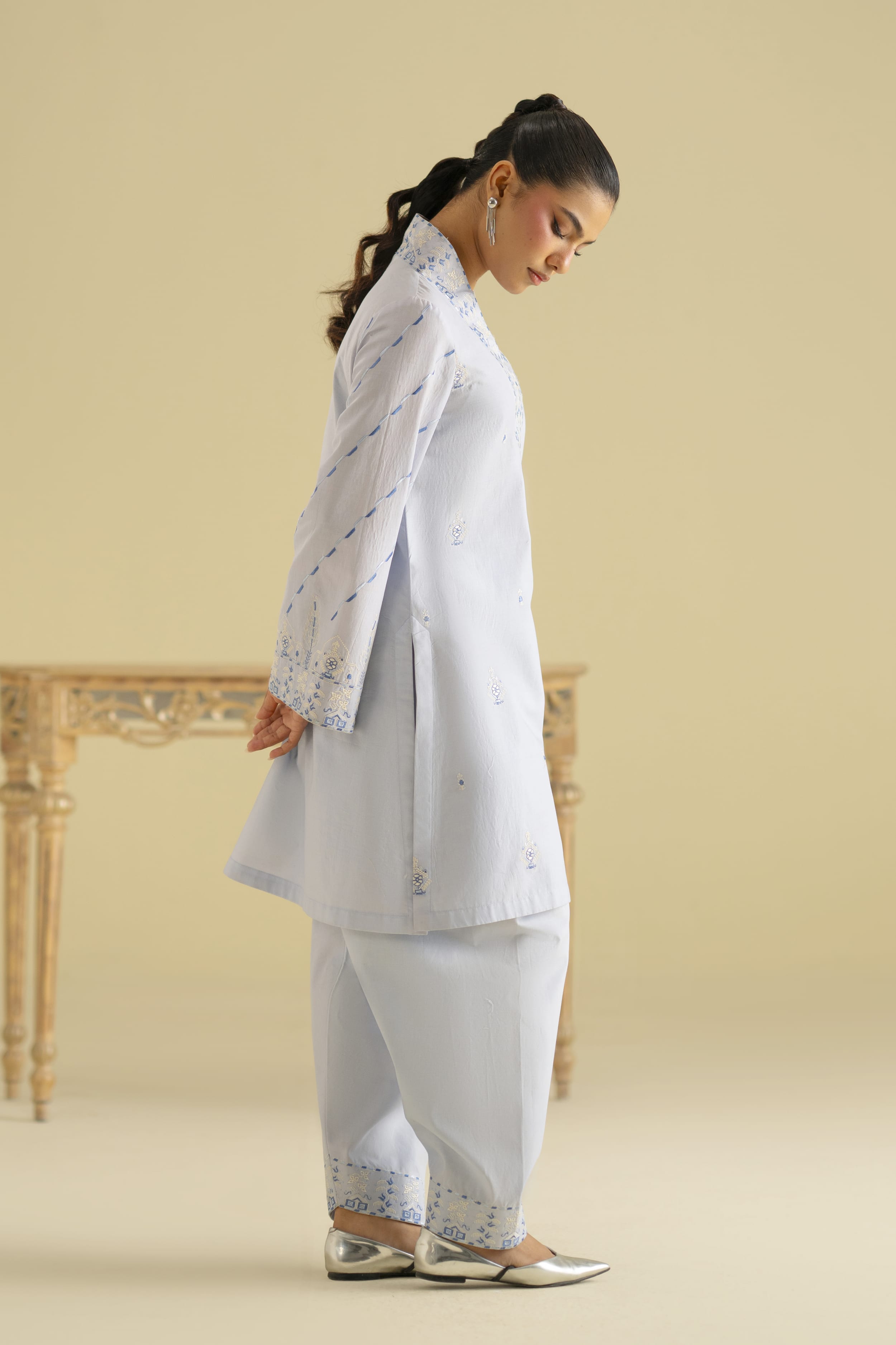 Marina Cotton Pakistani Summer Dresses - Akbar Aslam - 6