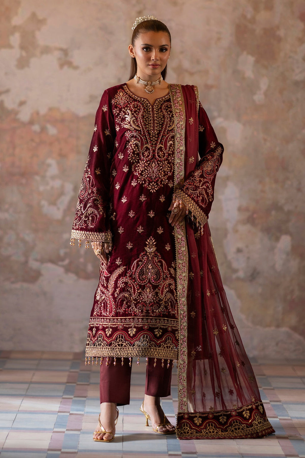 Tara Embroidered Pakistani Dress