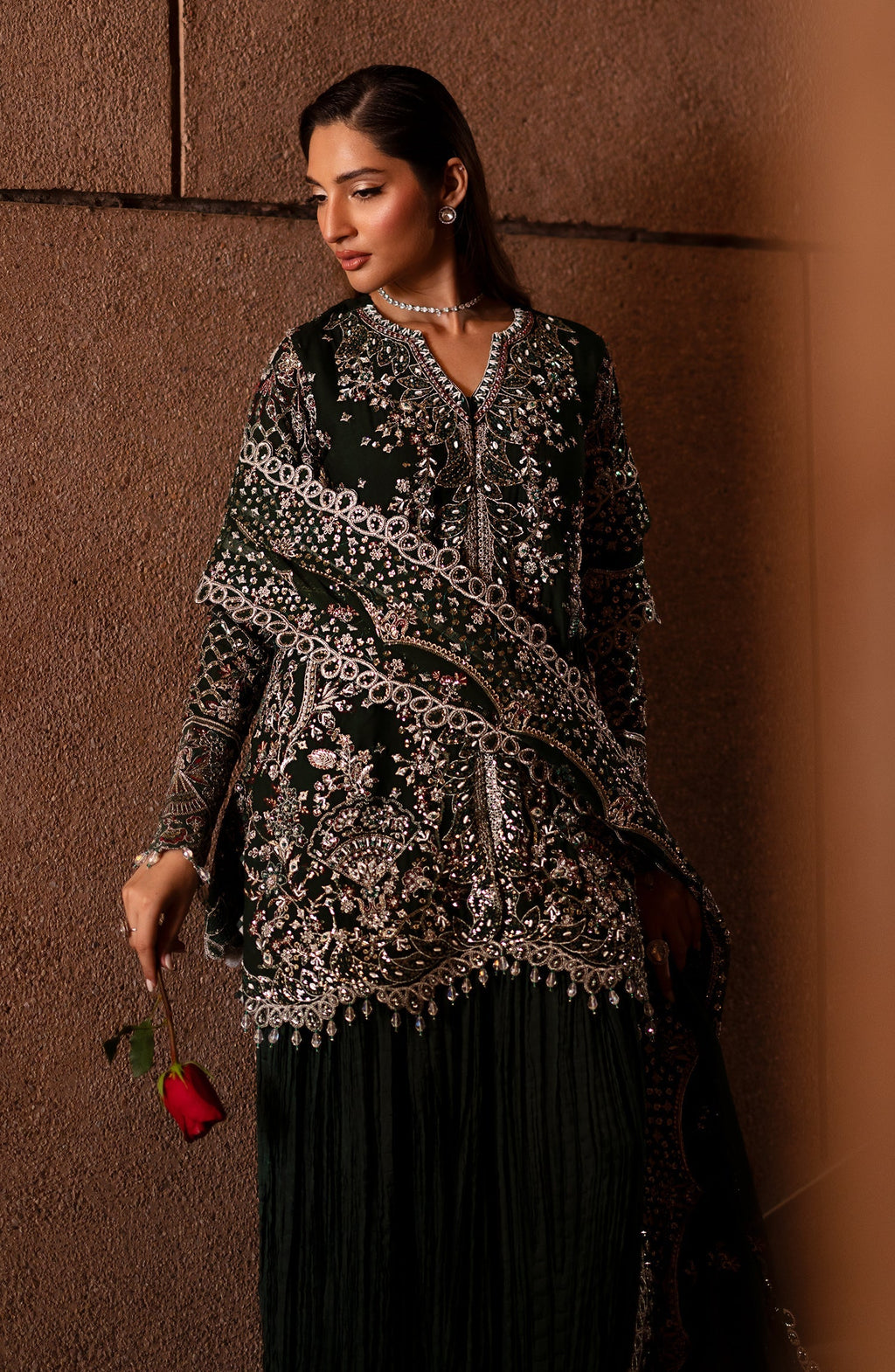 ARISTA Embroidered Pakistani Dress