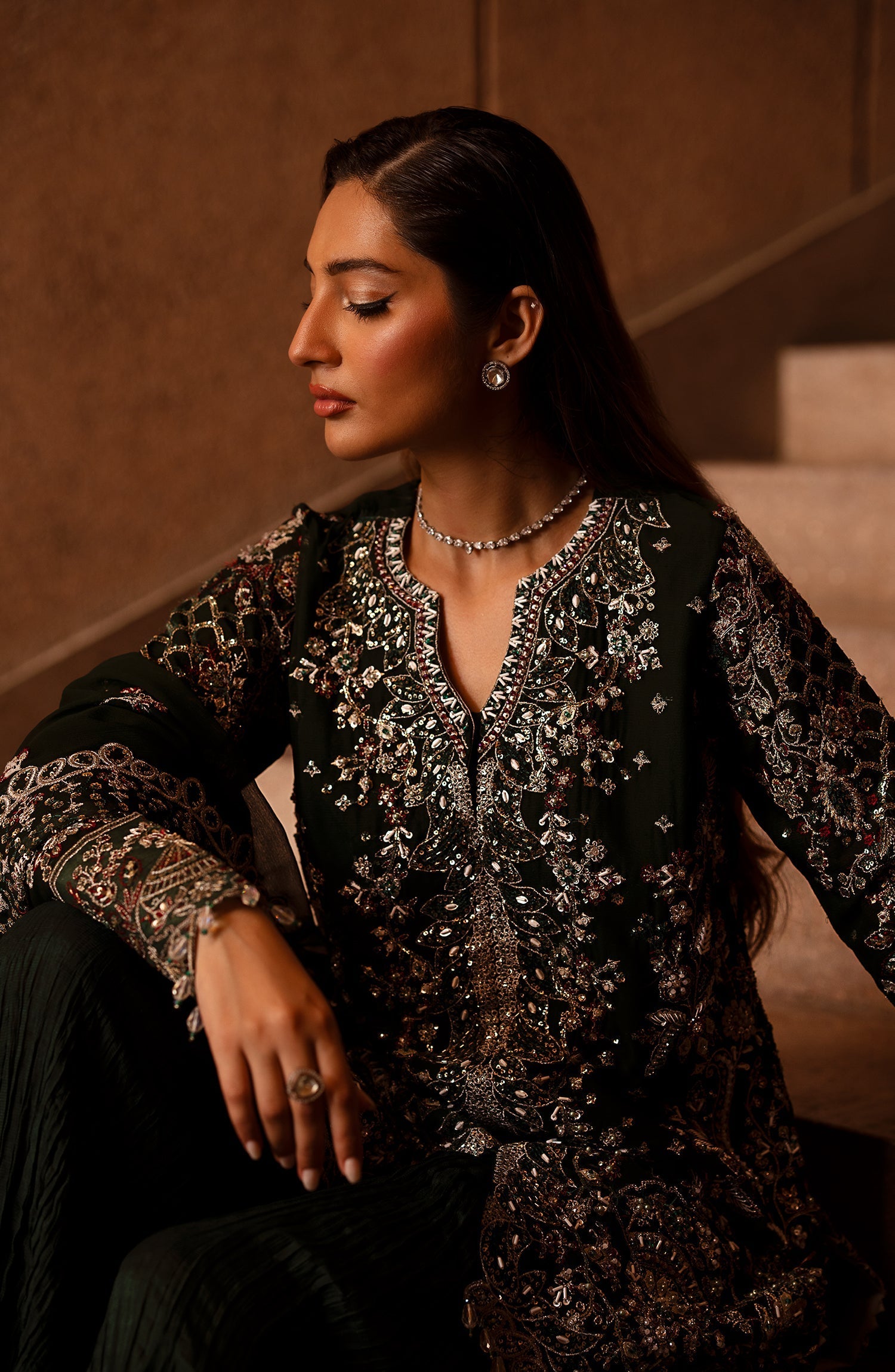 ARISTA Embroidered Pakistani Dress