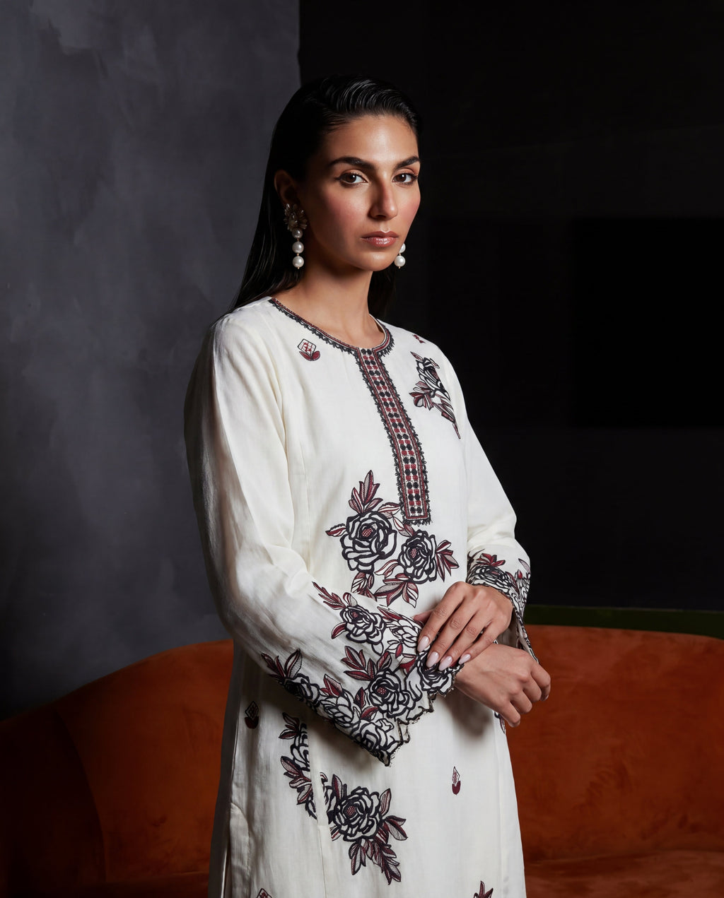 Mabel Premium Fabric Pakistani Summer Dresses - Sahiba-clothing - 3
