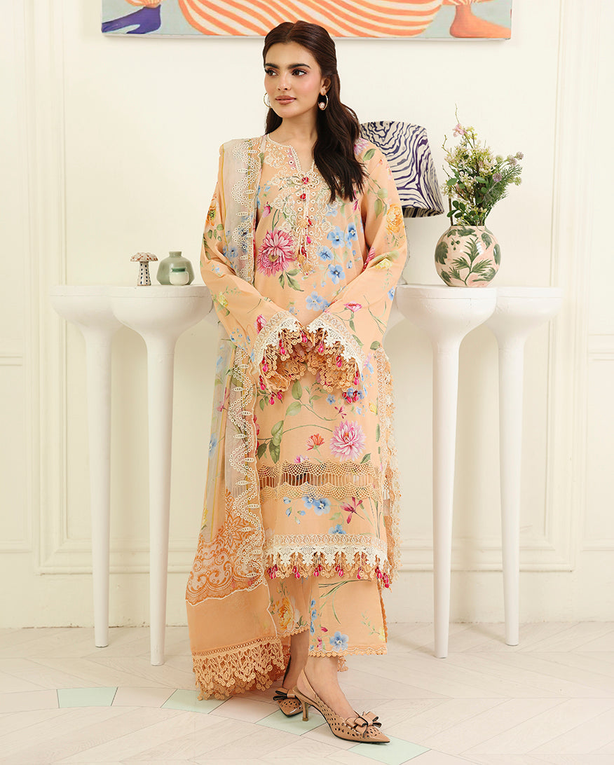 Magnolia Mist Organza Women Clothing - Roheenaz - 1