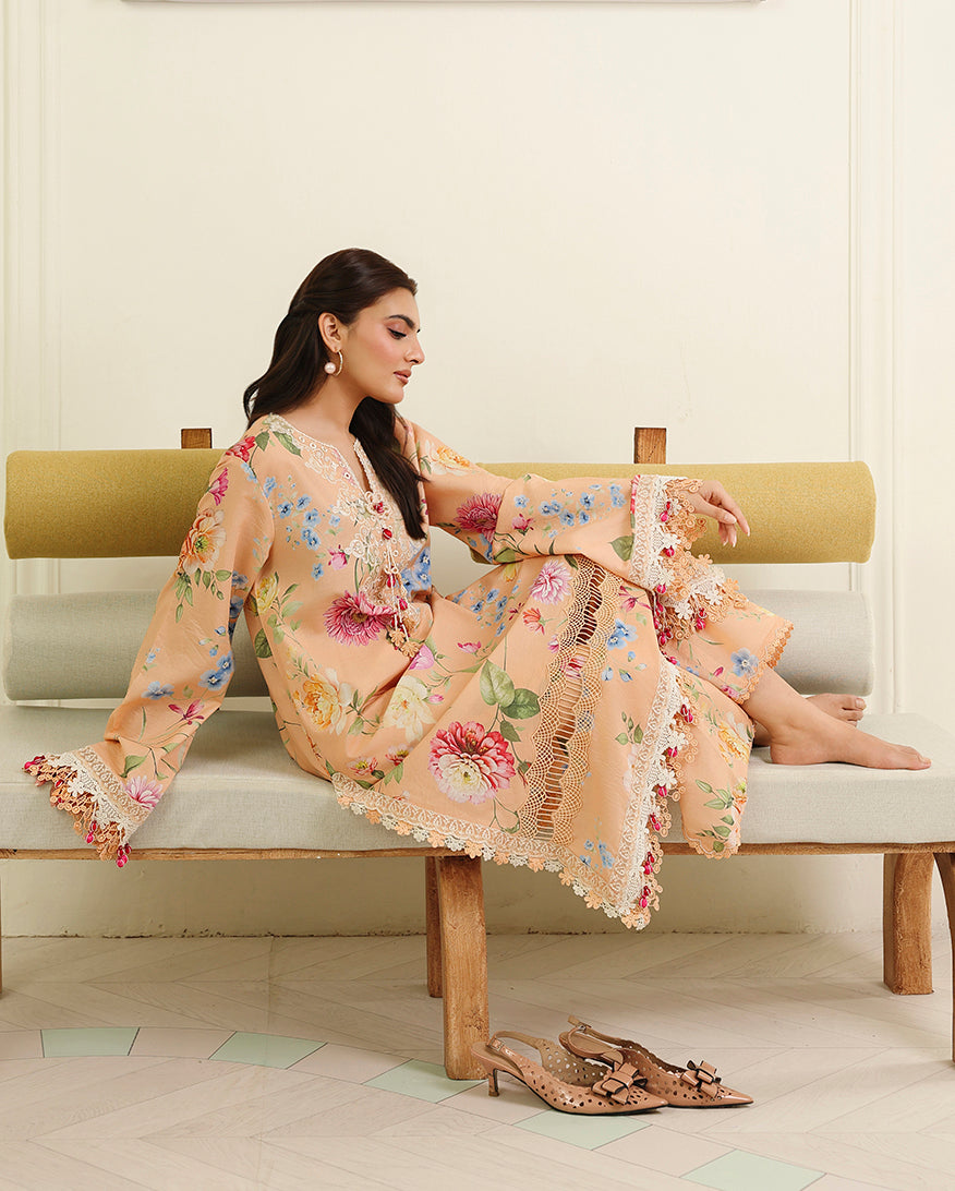 Magnolia Mist Organza Women Clothing - Roheenaz - 5