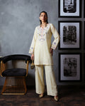 Majesty Off white Premium Fabric Pakistani Summer Dresses - Sahiba-clothing - 1