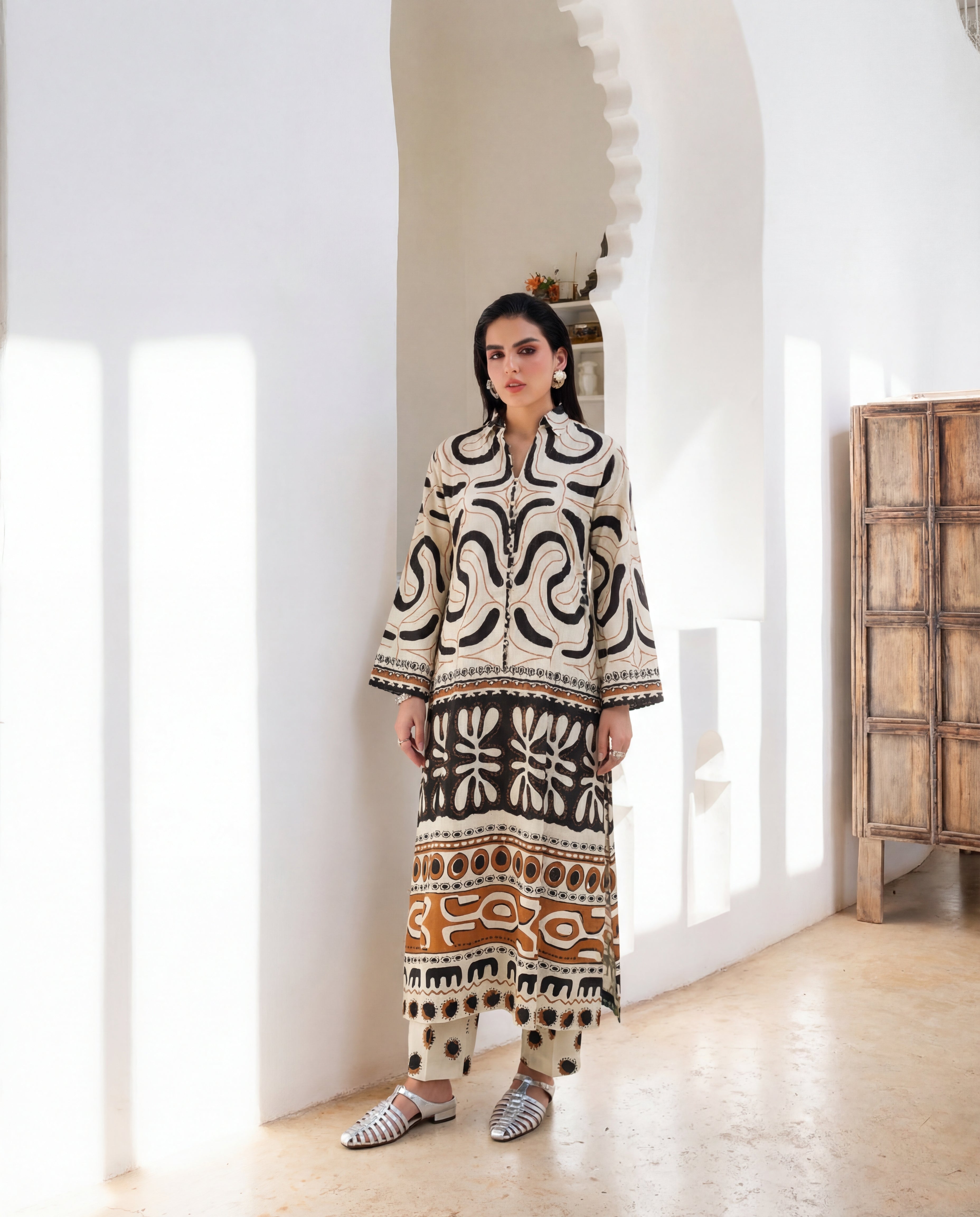 Mehr Bano Premium Fabric Pakistani Winter Dresses - Sahiba-clothing - 4