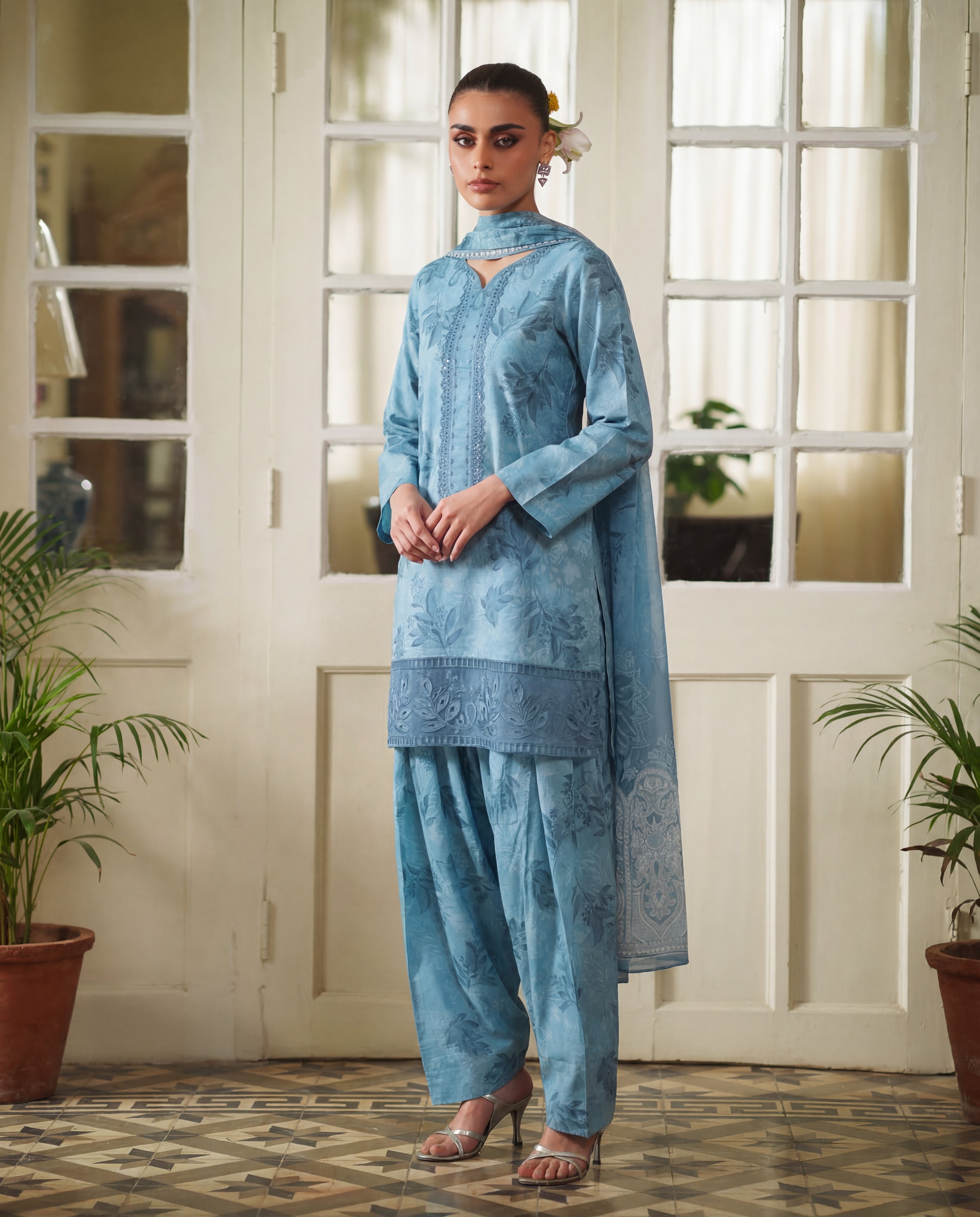 Minha Premium Fabric Pakistani Summer Dresses - Sahiba-clothing - 8