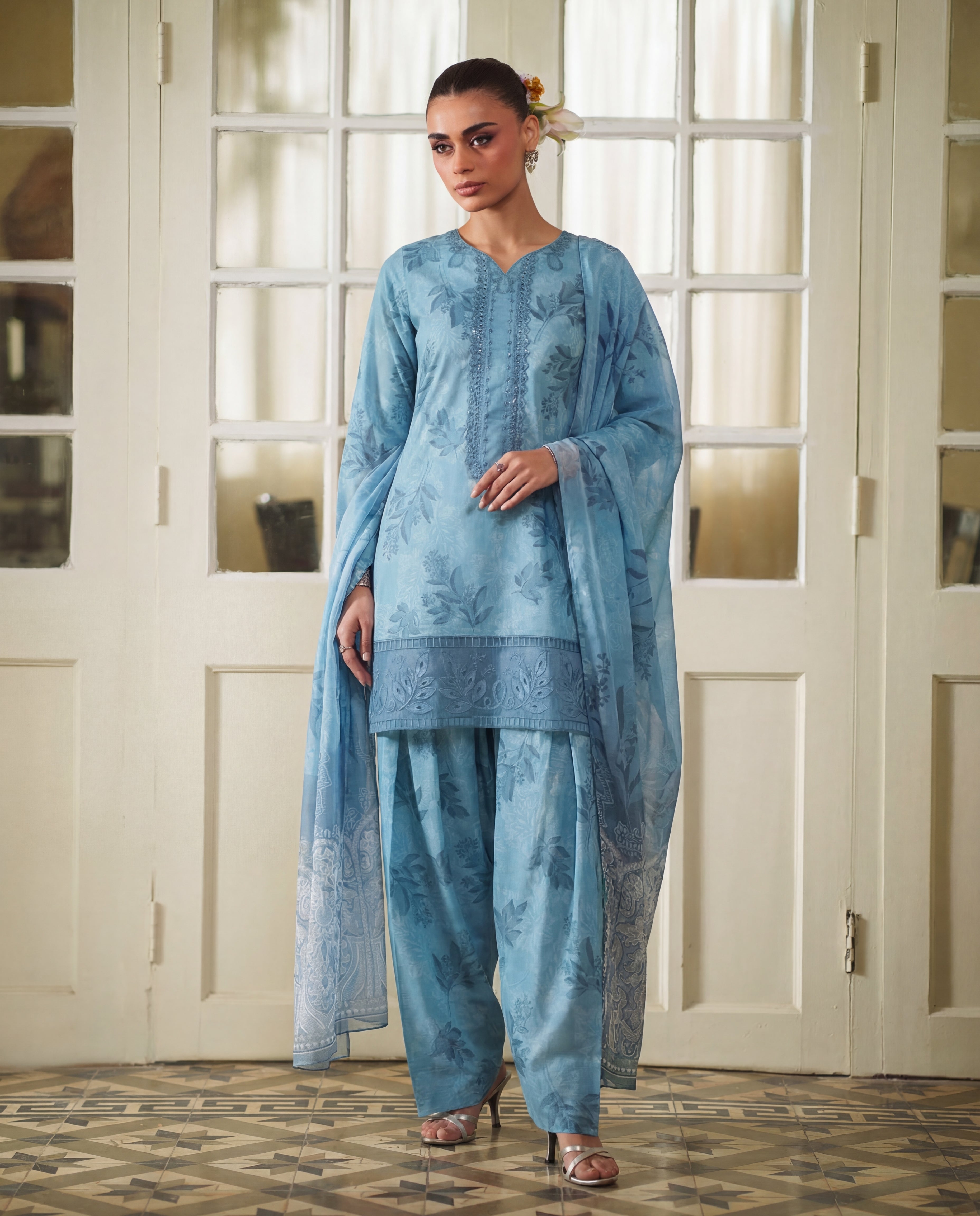 Minha Premium Fabric Pakistani Summer Dresses - Sahiba-clothing - 6