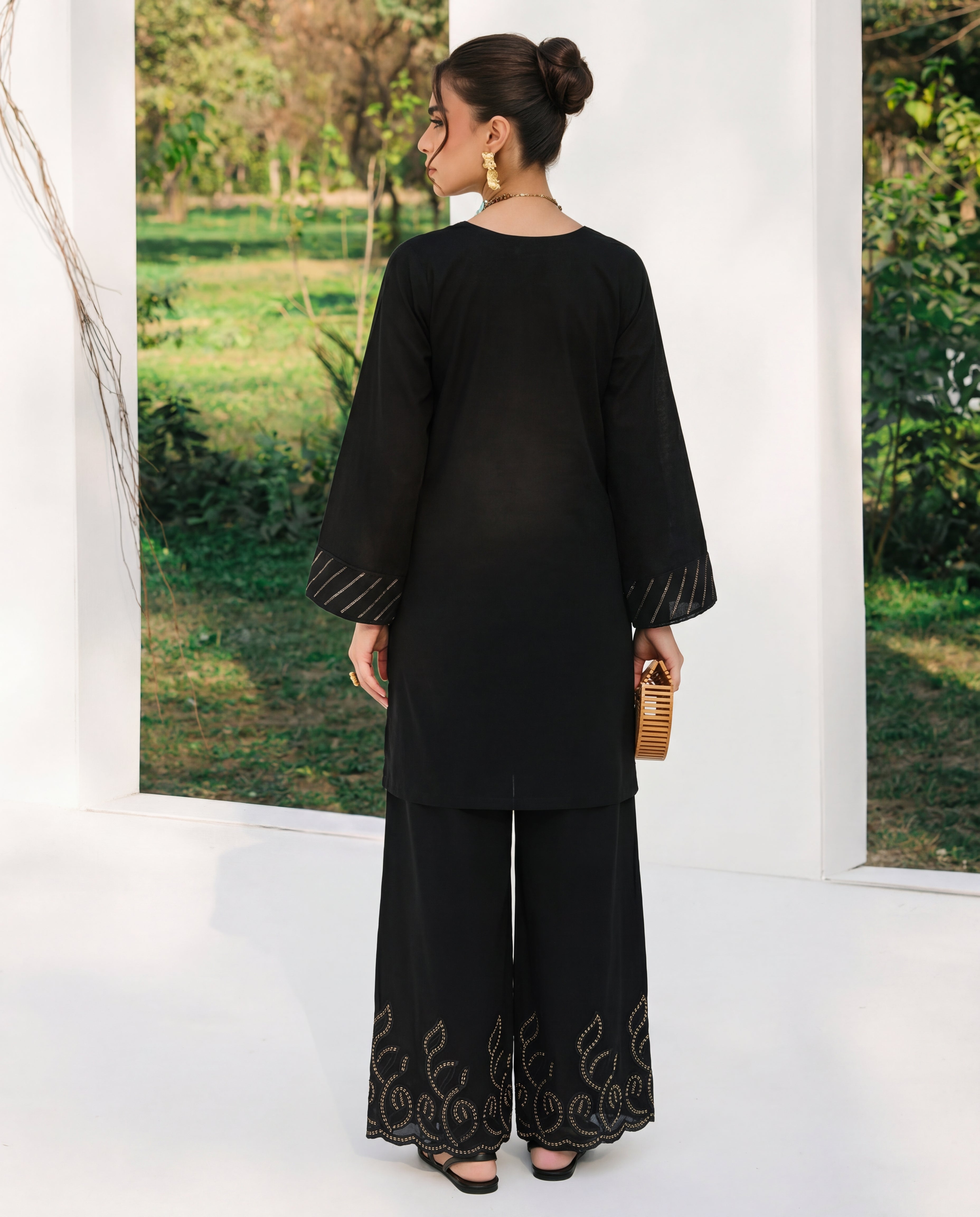 Muntaha Premium Fabric Pakistani Summer Dresses - Sahiba-clothing - 8