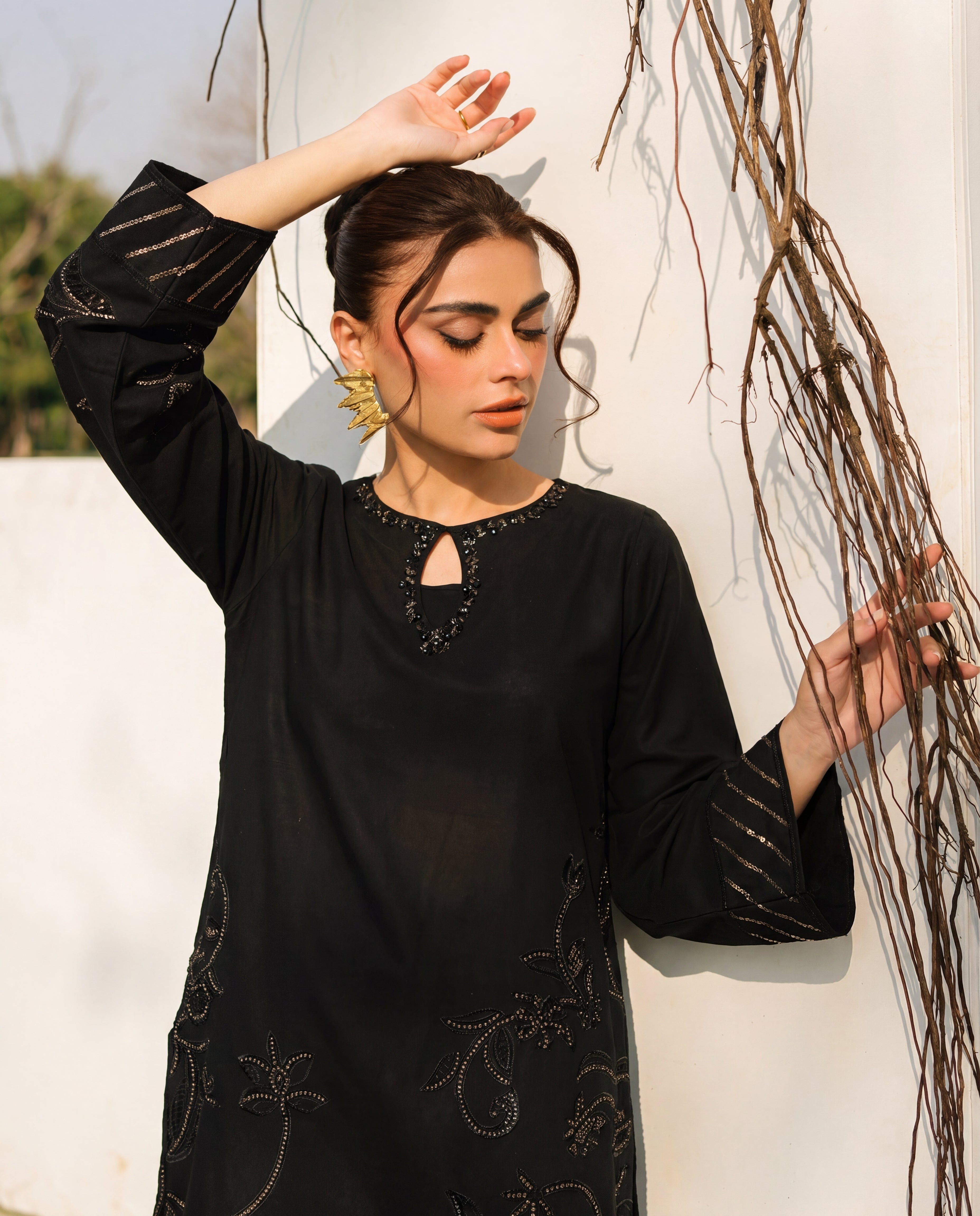 Muntaha Premium Fabric Pakistani Summer Dresses - Sahiba-clothing - 2