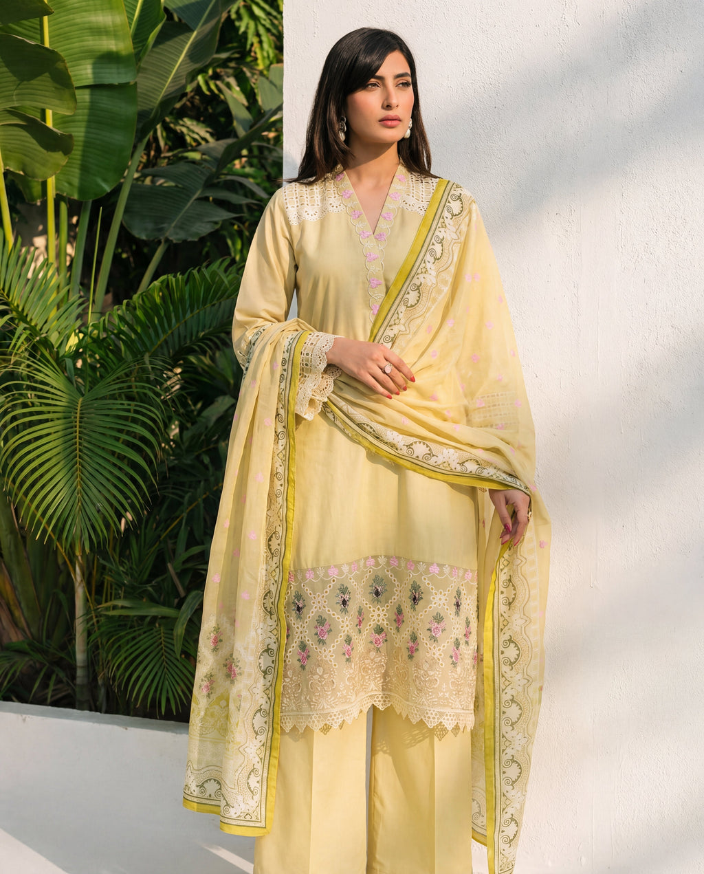 Nawshaba Premium Fabric Pakistani Summer Dresses - Sahiba-clothing - 3