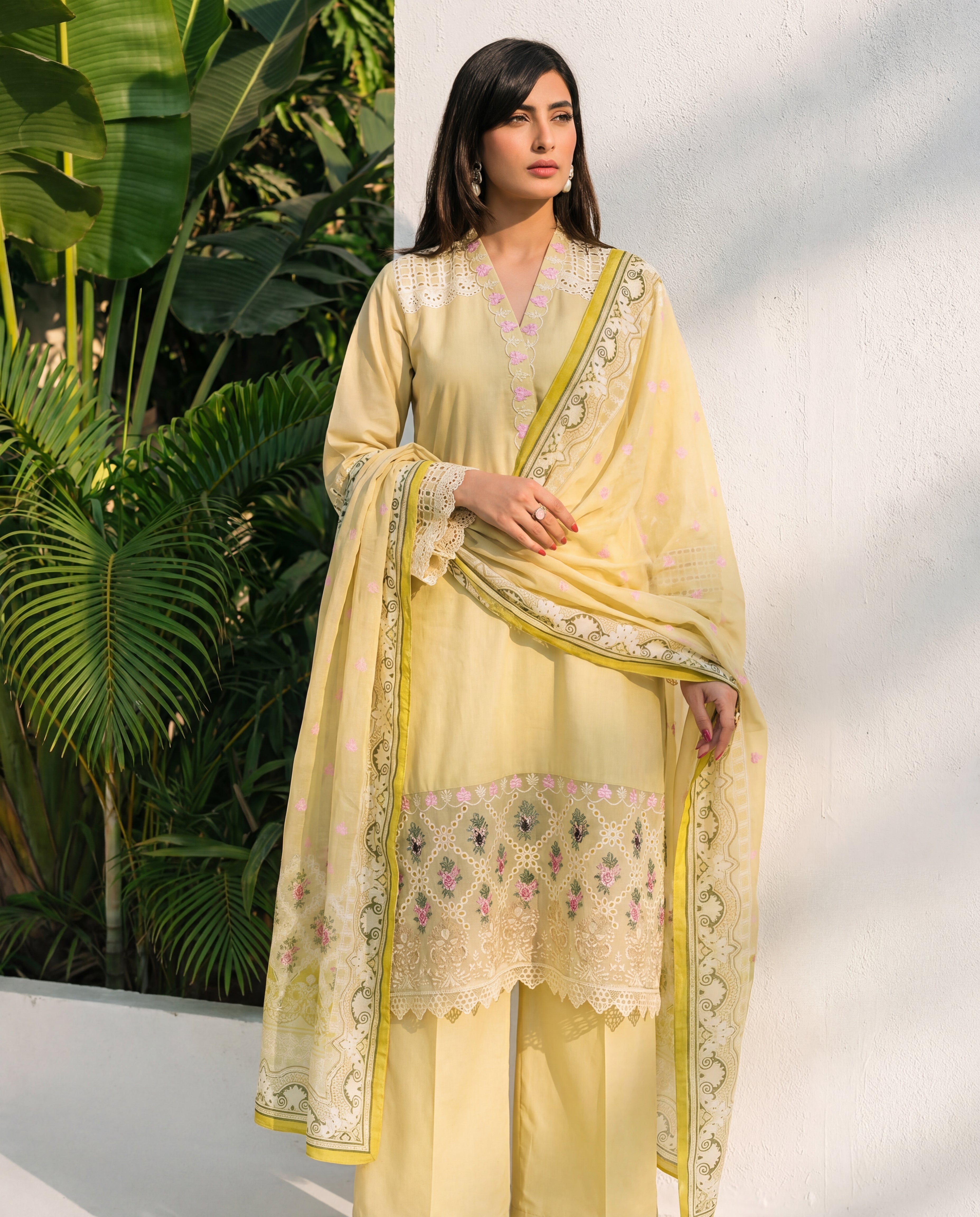 Nawshaba Premium Fabric Pakistani Summer Dresses - Sahiba-clothing - 3