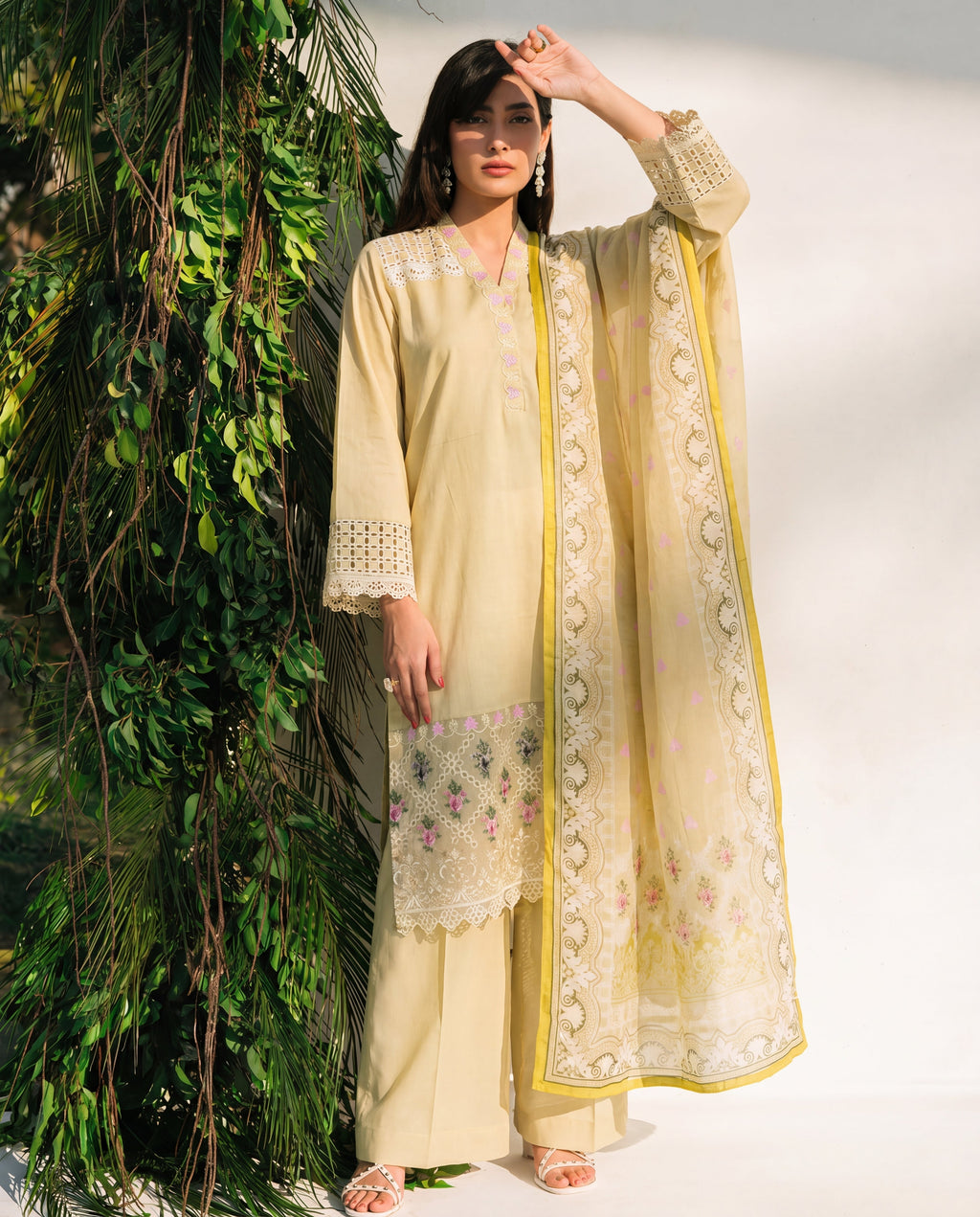 Nawshaba Premium Fabric Pakistani Summer Dresses - Sahiba-clothing - 1