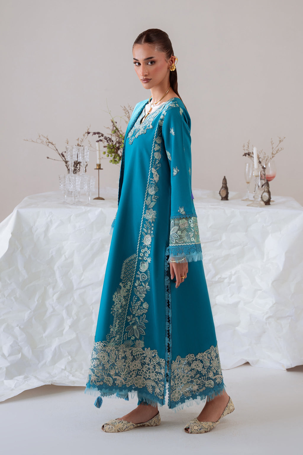 NEHAL (AV-03) Jacquard Pakistani Summer Dresses - aabyaan - 3