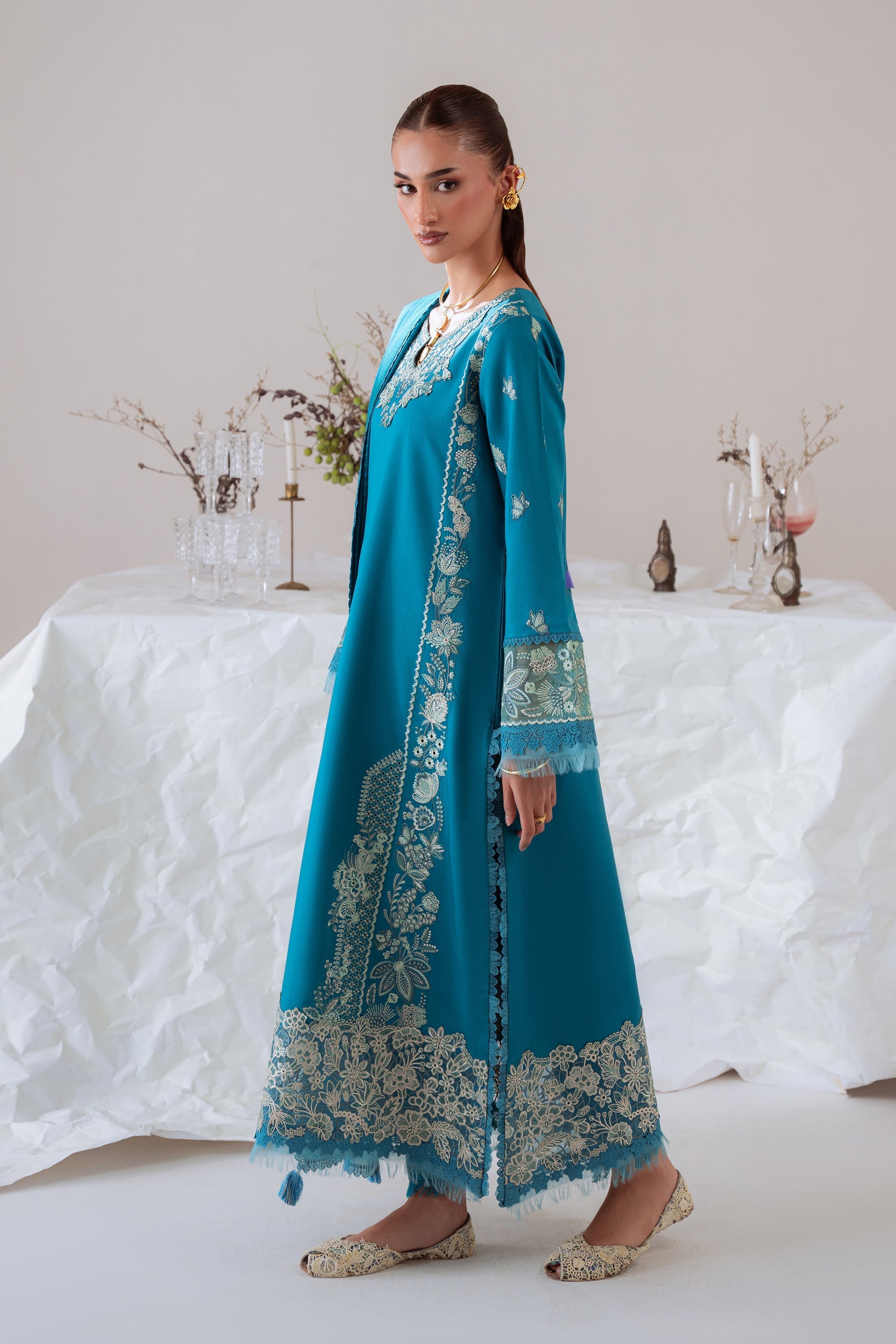 NEHAL (AV-03) Jacquard Pakistani Summer Dresses - aabyaan - 3