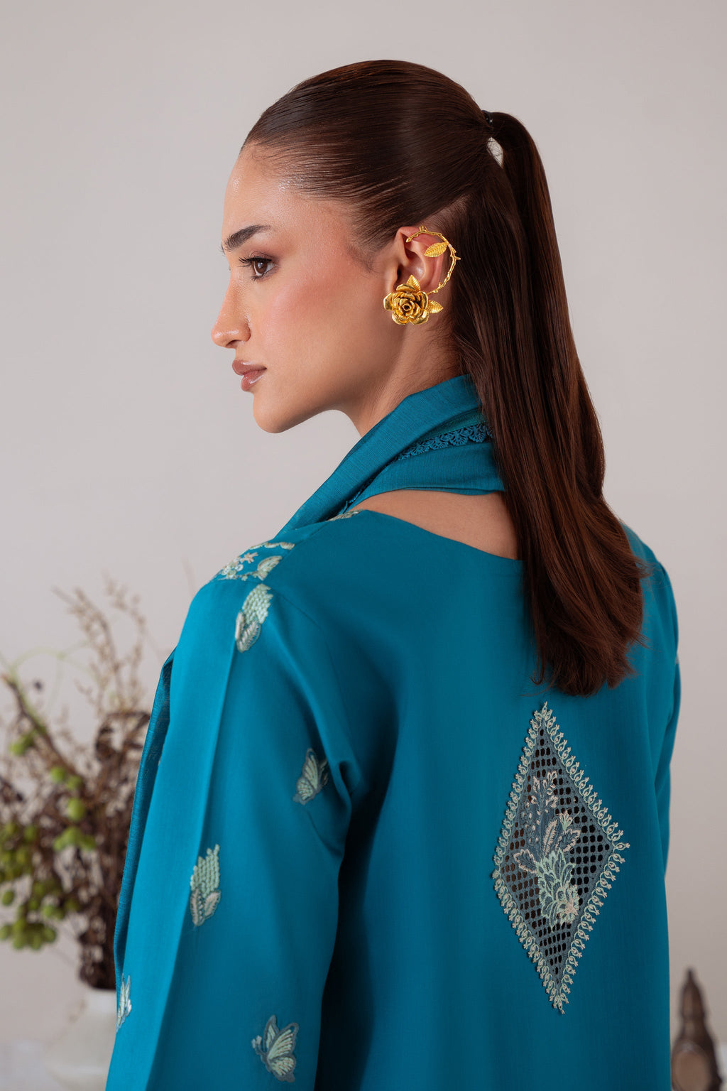 NEHAL (AV-03) Jacquard Pakistani Summer Dresses - aabyaan - 4