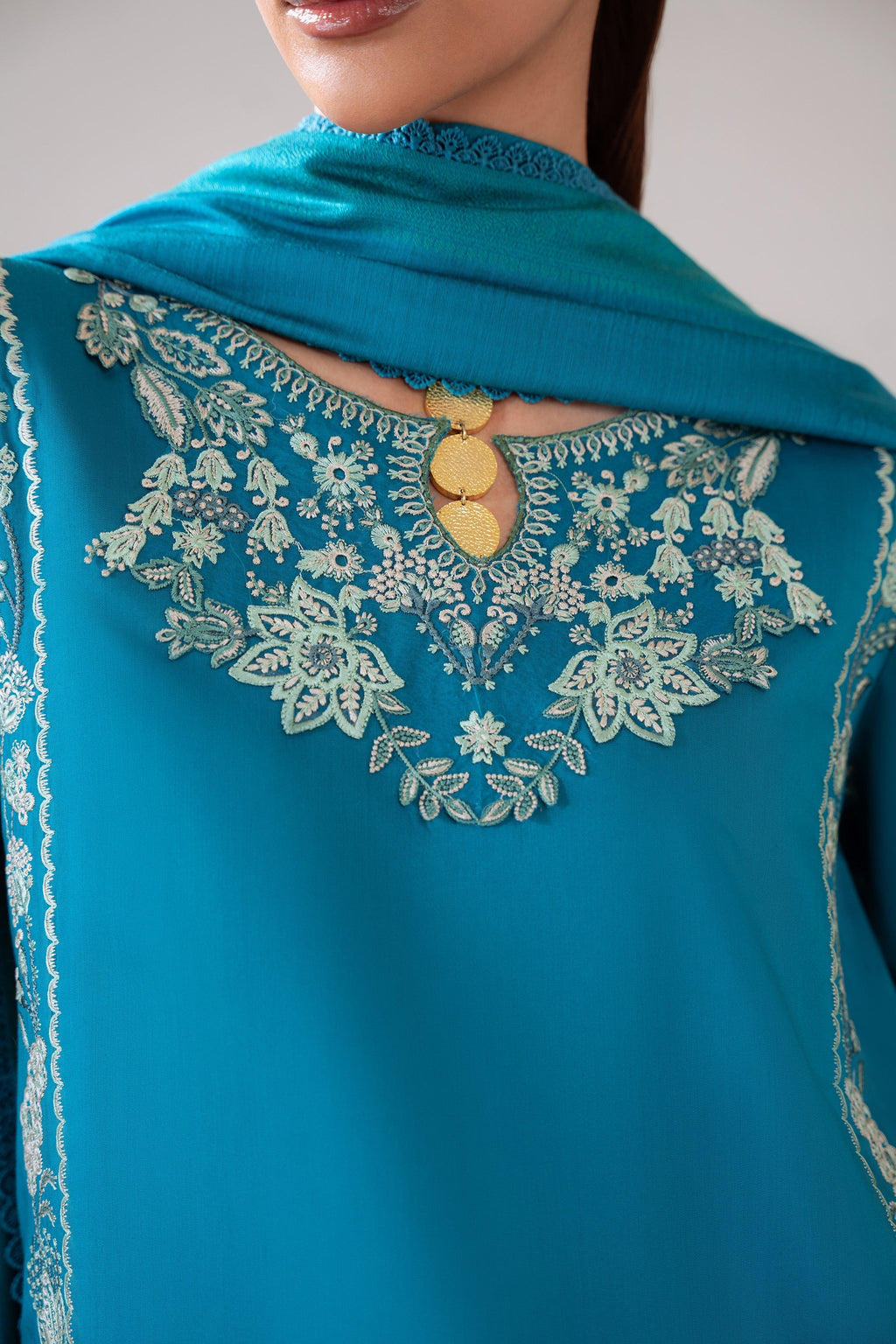 NEHAL (AV-03) Jacquard Pakistani Summer Dresses - aabyaan - 5