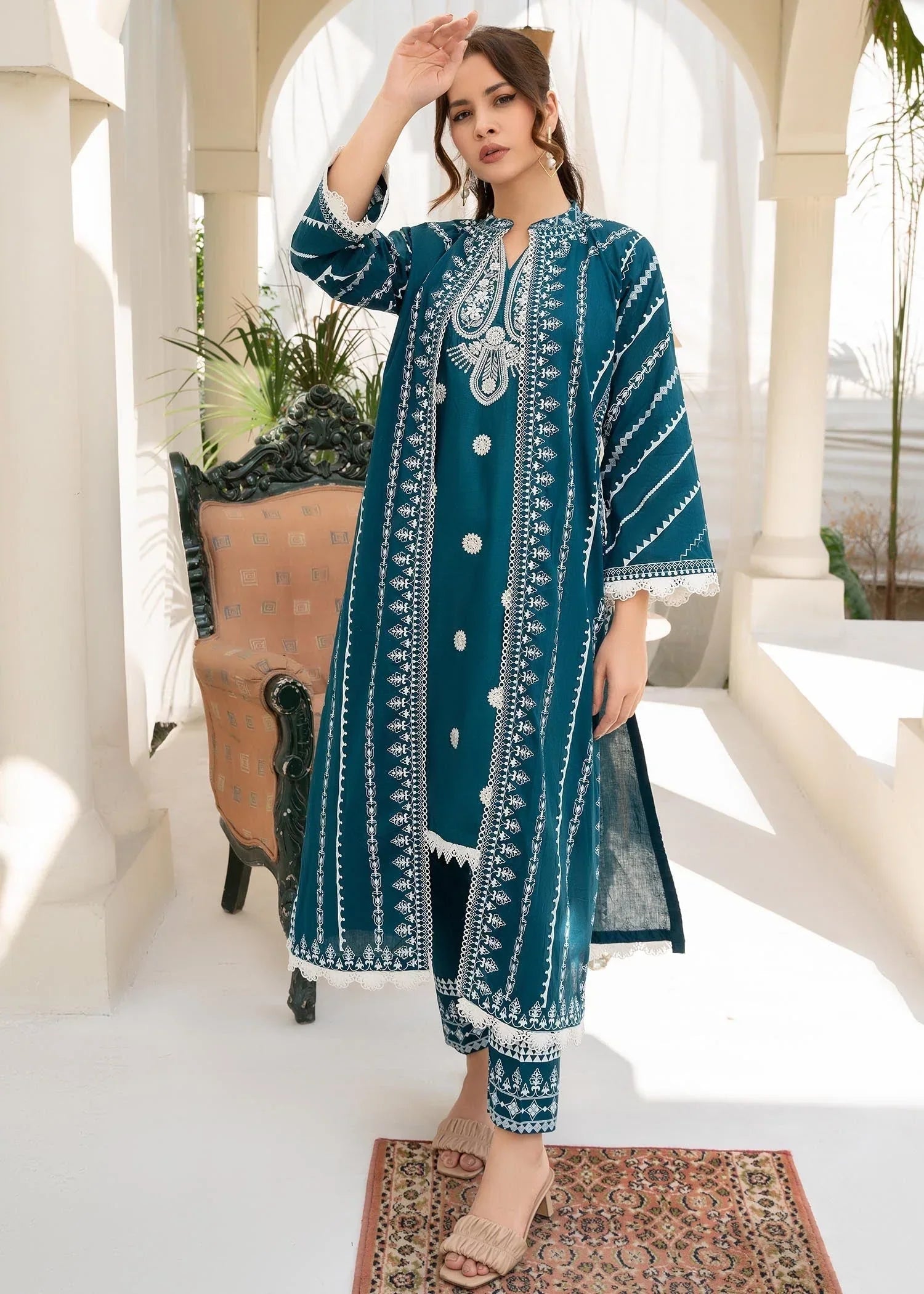 Nova (Zinc) Premium Fabric Pakistani Summer Dresses - Sahiba-clothing - 1