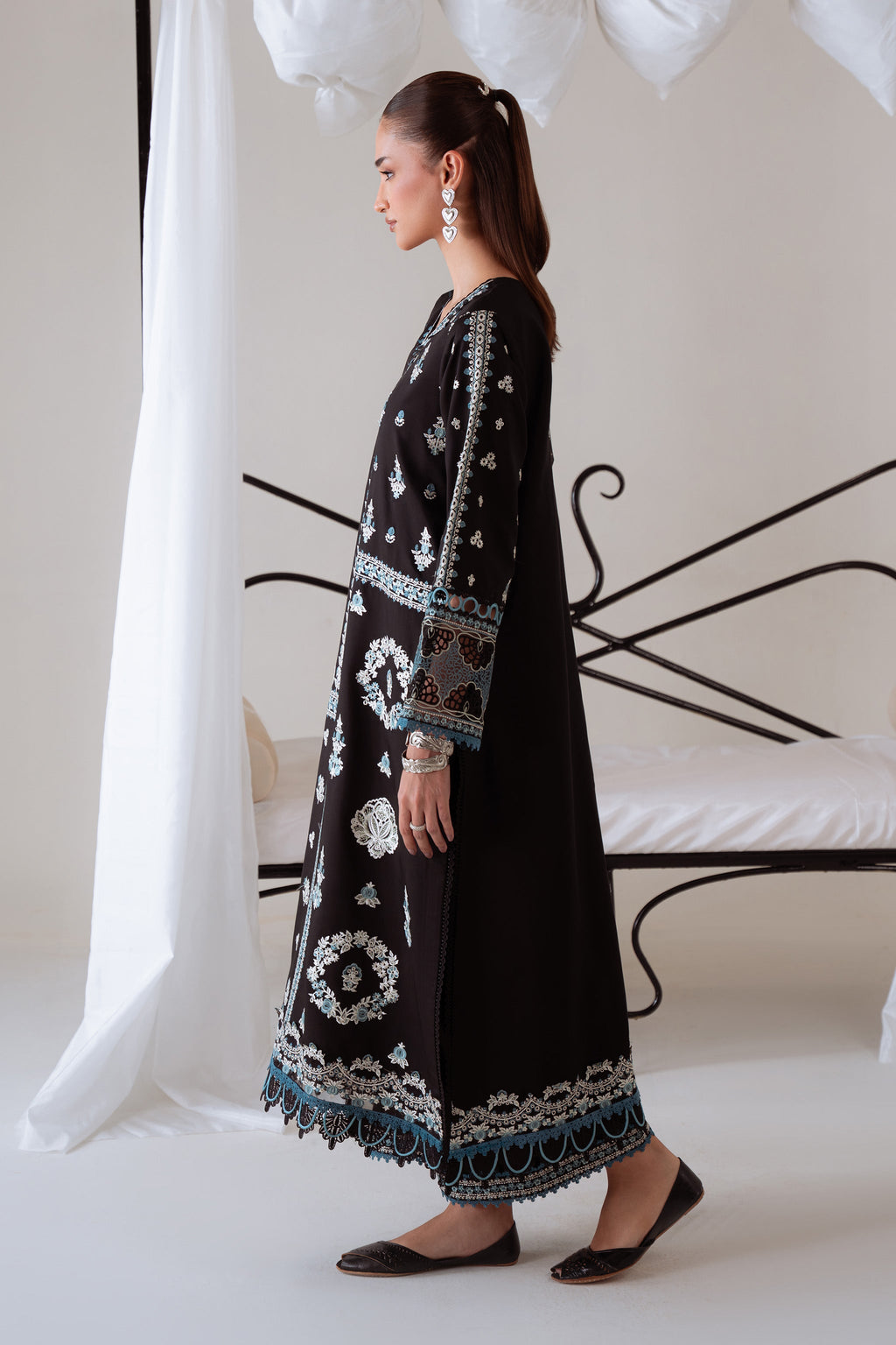 NYRA (AV-05) Jacquard Pakistani Summer Dresses - aabyaan - 2
