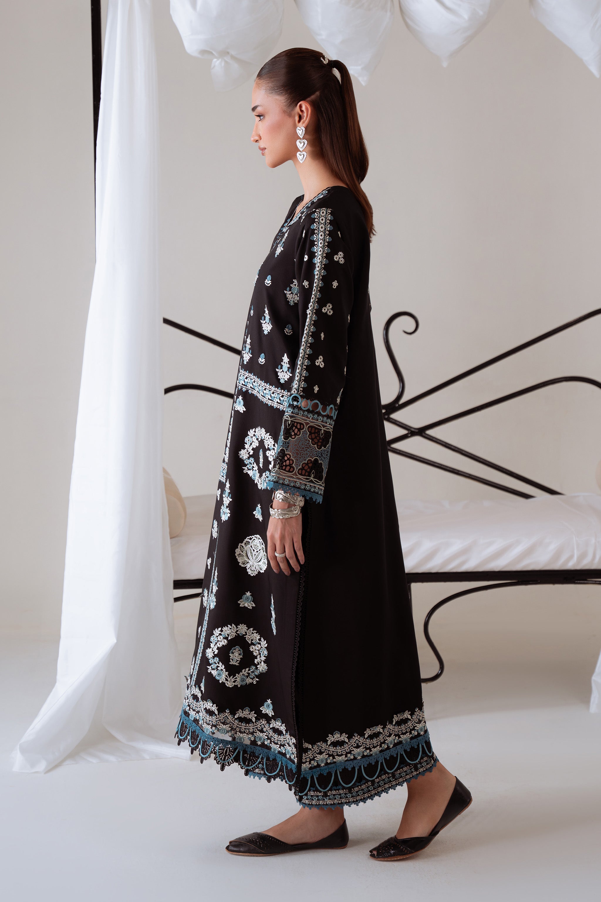 NYRA (AV-05) Jacquard Pakistani Summer Dresses - aabyaan - 2