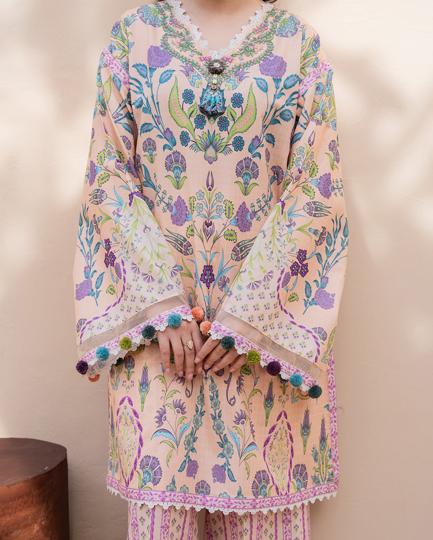 Rosewood Bloom Organza Women Clothing - Roheenaz - 5