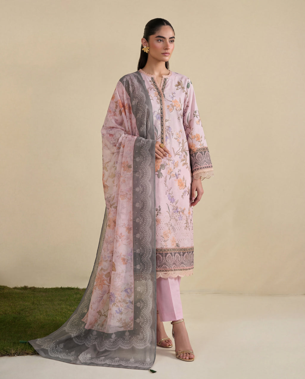 Opulence Premium Fabric Pakistani Summer Dresses - Sahiba-clothing - 3