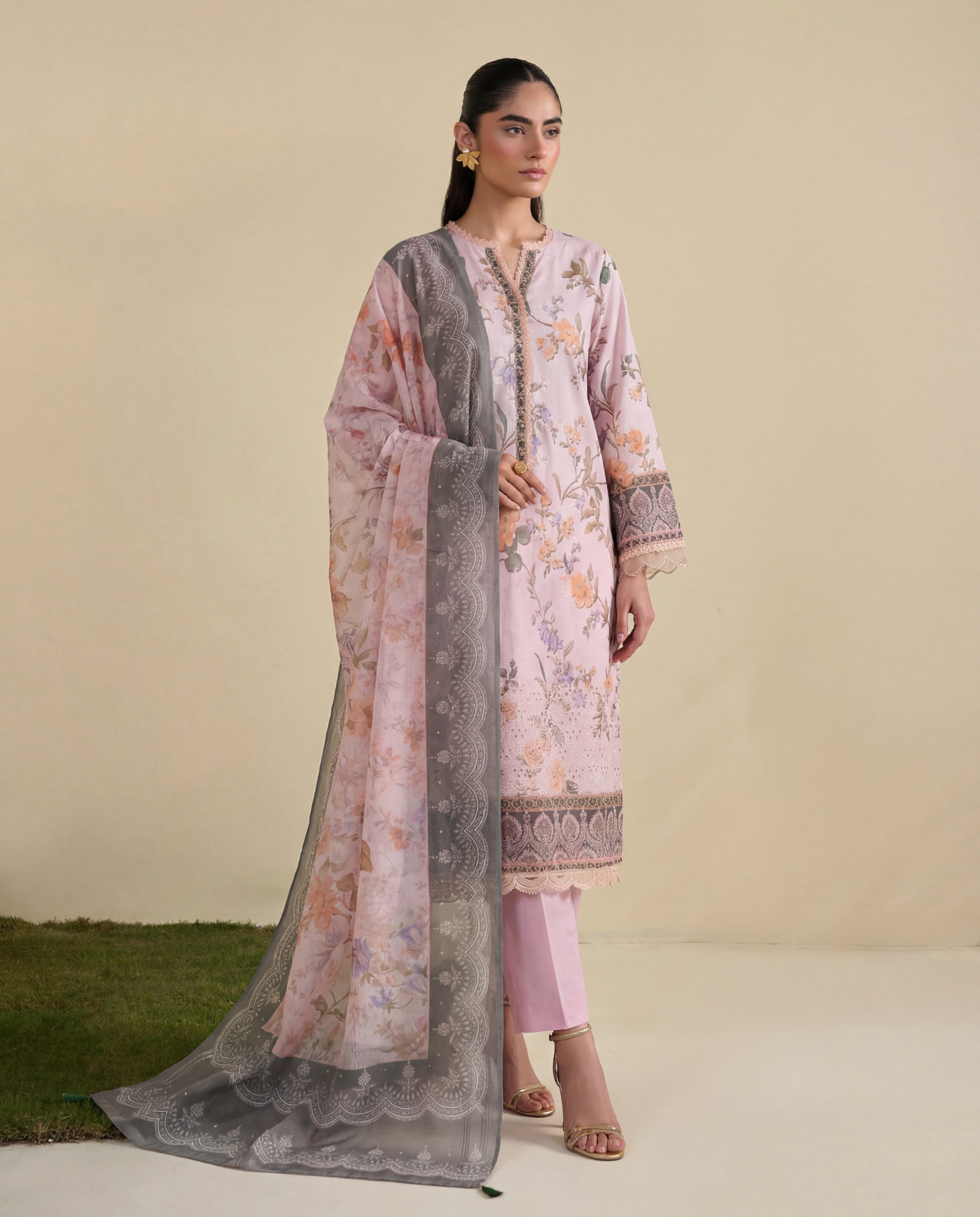 Opulence Premium Fabric Pakistani Summer Dresses - Sahiba-clothing - 3