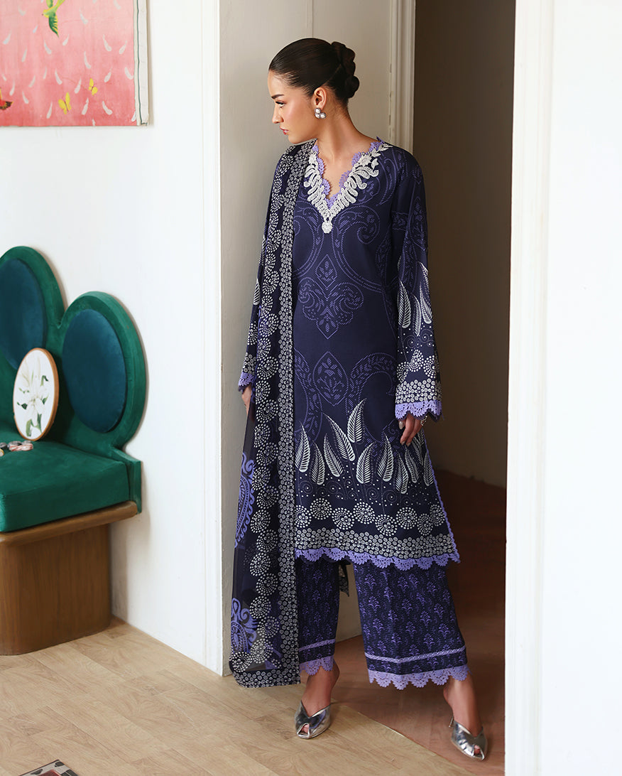 Orchid Garden Organza Women Clothing - Roheenaz - 6