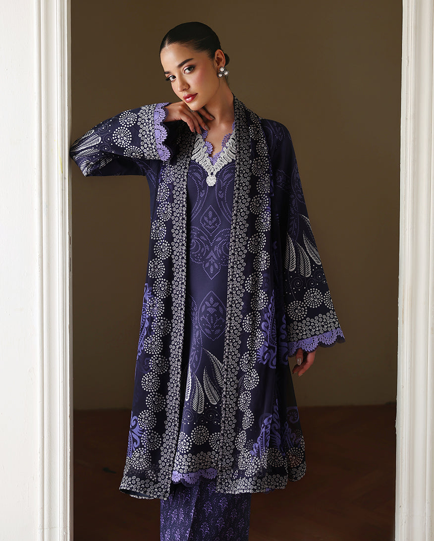 Orchid Garden Organza Women Clothing - Roheenaz - 4