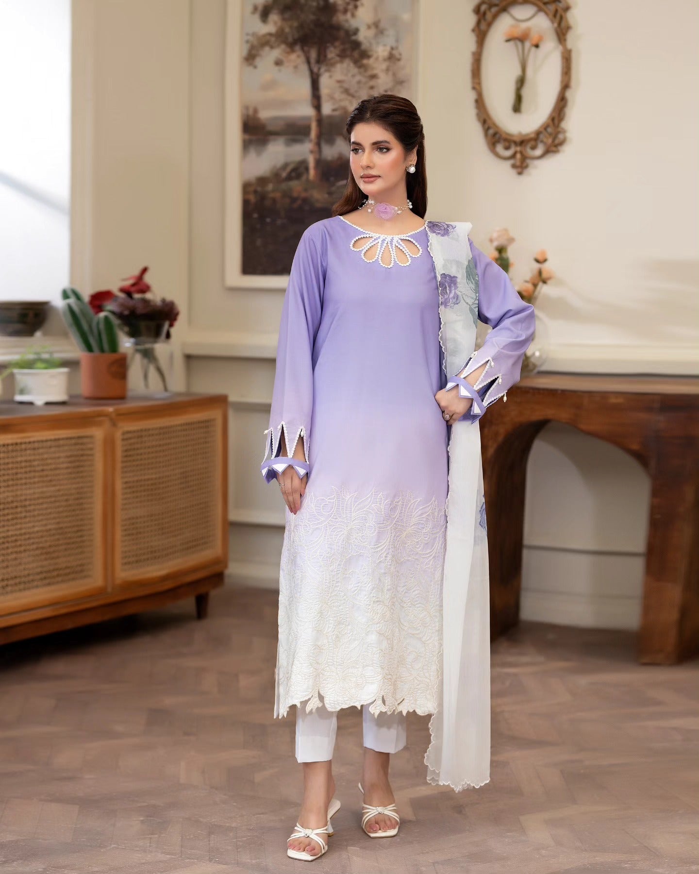 PANSY - NP 06 Embroidered Pakistani Dress