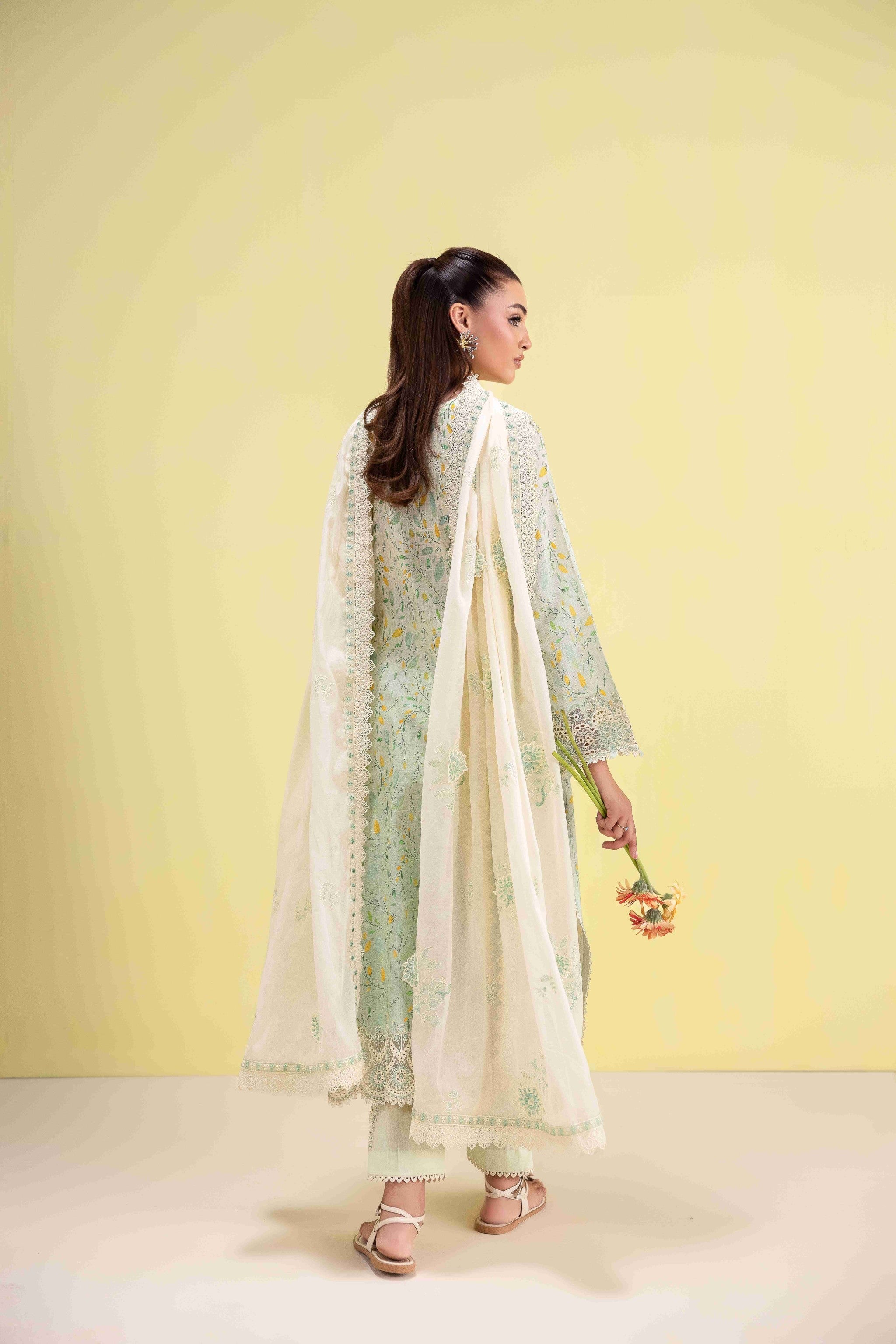 AVEN AP-01 Cotton Pakistani Summer Dresses - aabyaan - 2