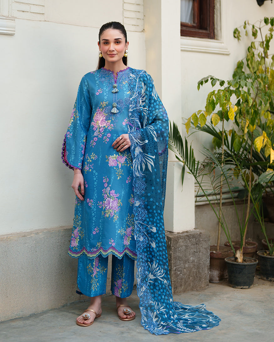 Petal Drift Organza Women Clothing - Roheenaz - 1