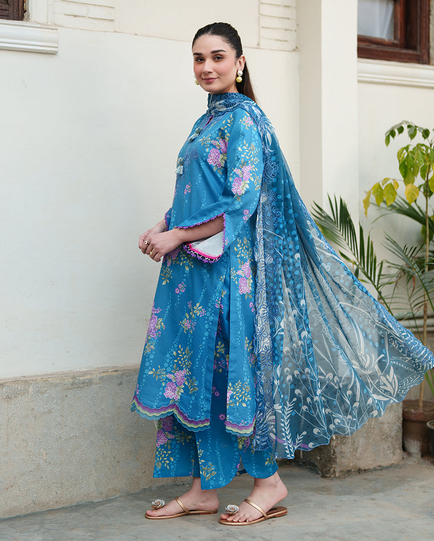 Petal Drift Organza Women Clothing - Roheenaz - 2