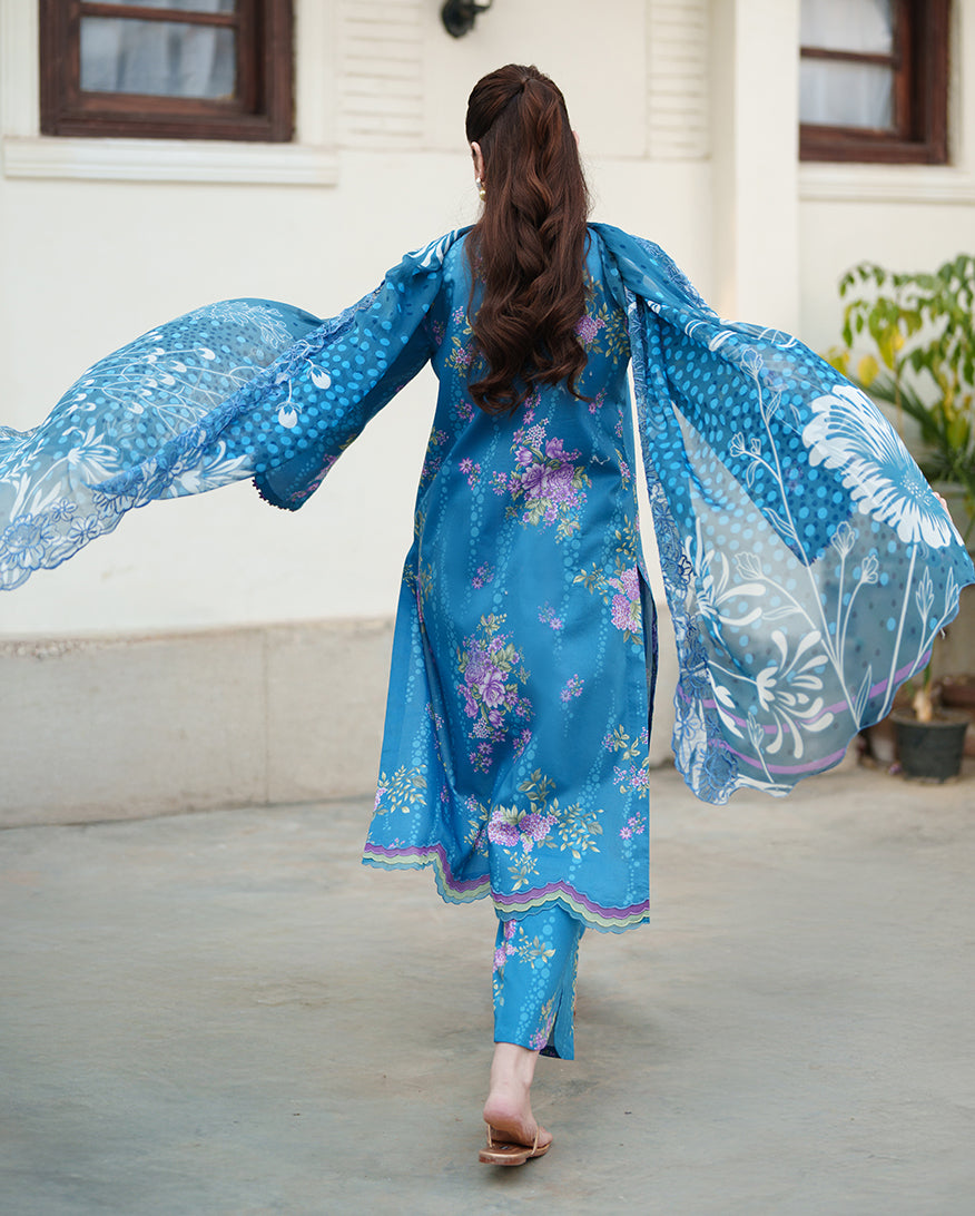 Petal Drift Organza Women Clothing - Roheenaz - 3