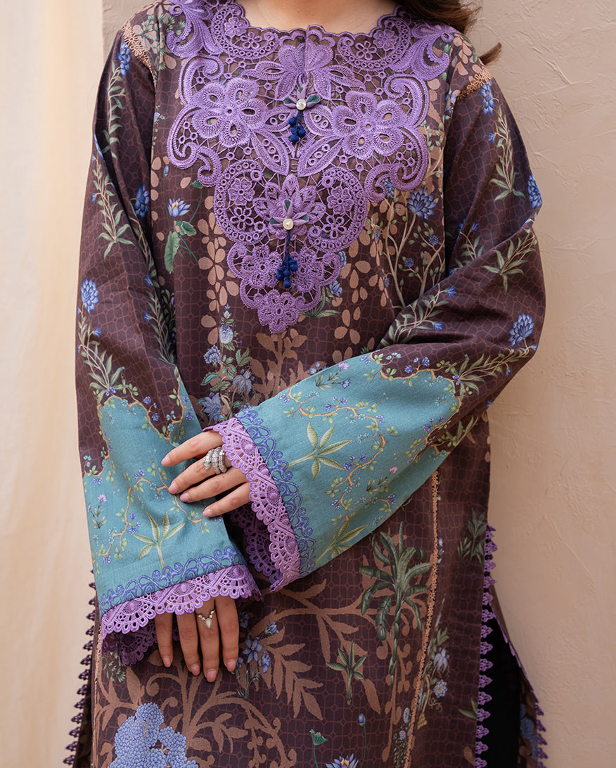 Petal Elan Organza Women Clothing - Roheenaz - 4