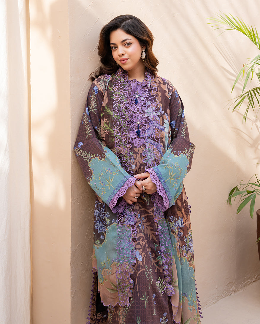 Petal Elan Organza Women Clothing - Roheenaz - 5