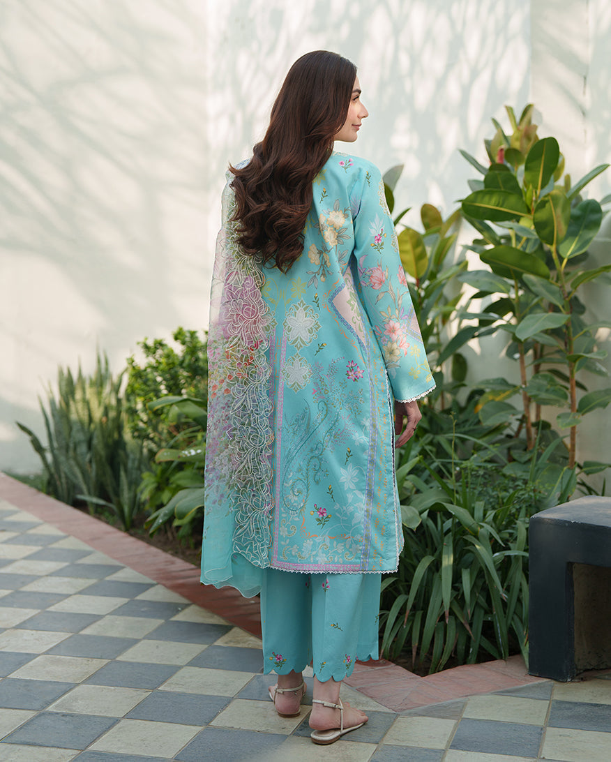 Petal Hush Organza Women Clothing - Roheenaz - 3