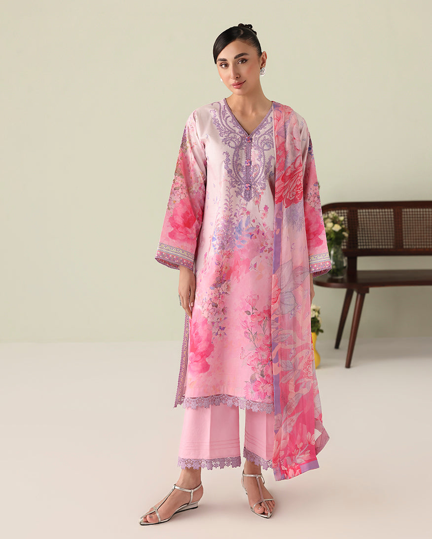Petal Whispers Organza Women Clothing - Roheenaz - 1
