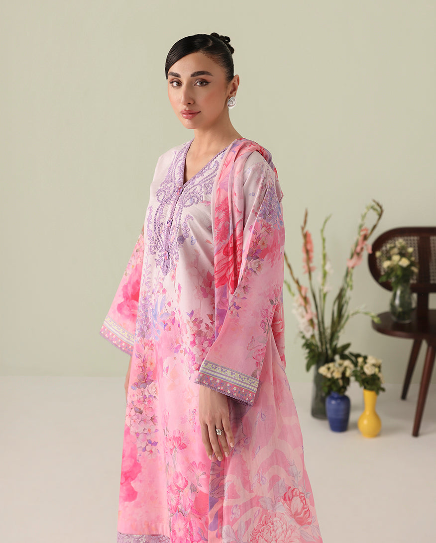Petal Whispers Organza Women Clothing - Roheenaz - 2