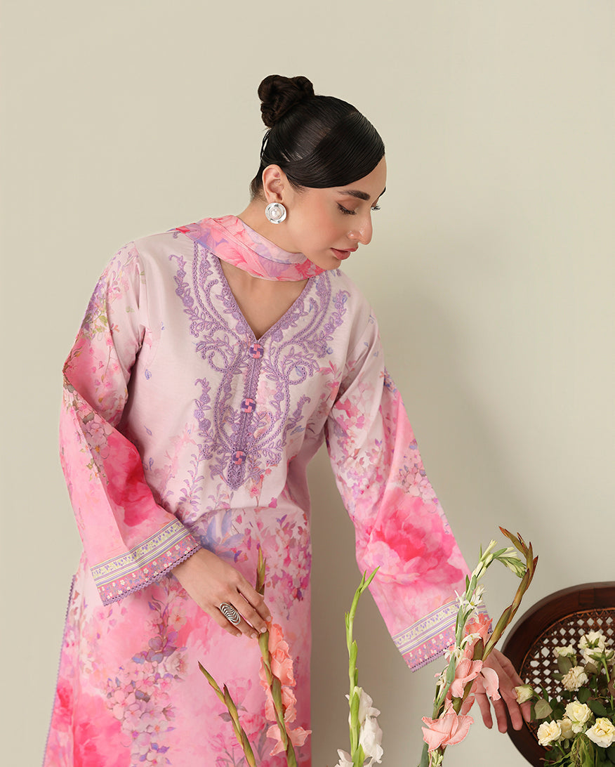 Petal Whispers Organza Women Clothing - Roheenaz - 4