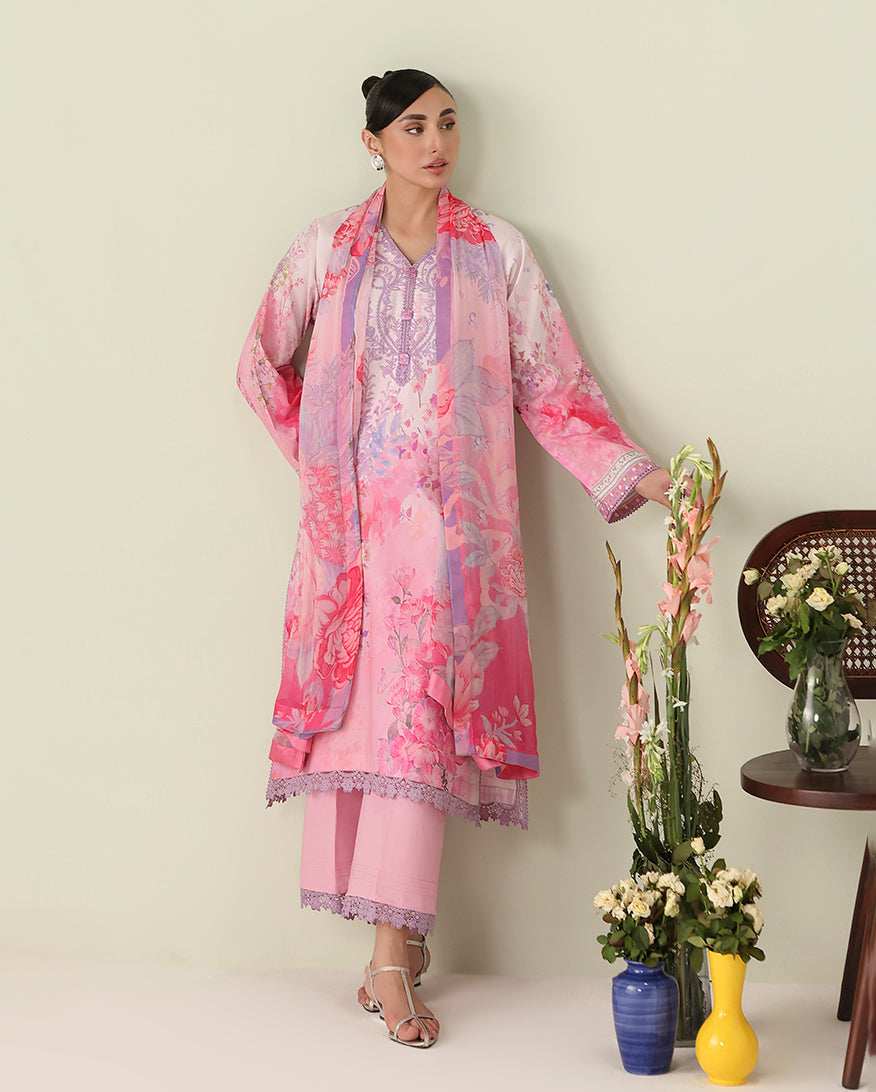 Petal Whispers Organza Women Clothing - Roheenaz - 5