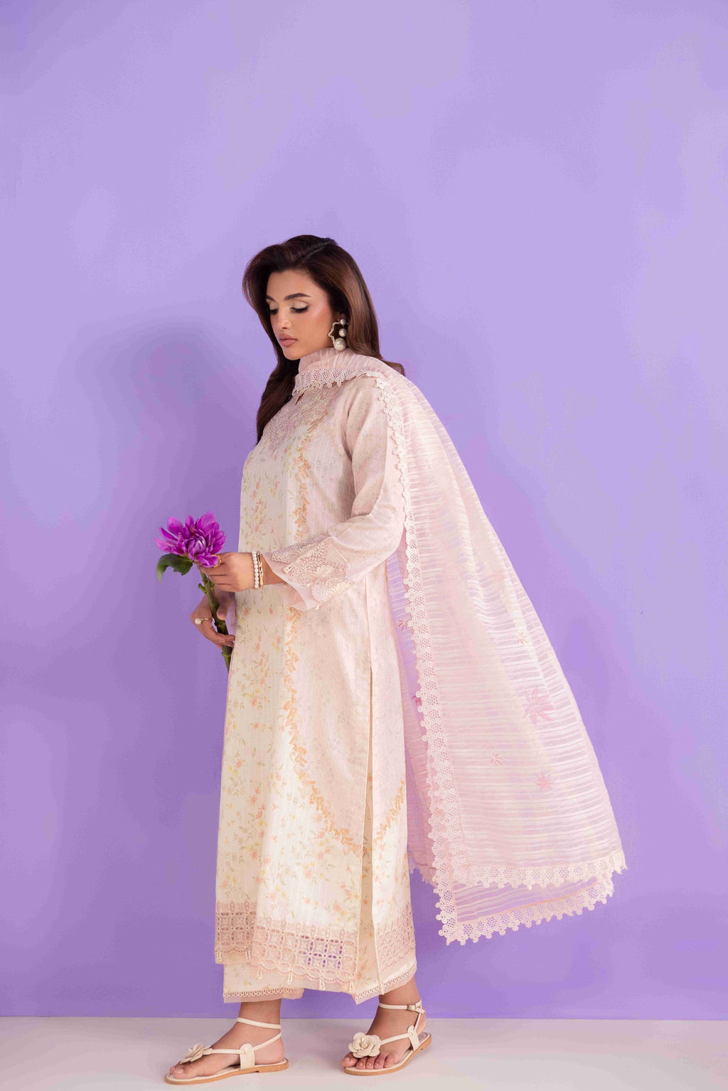 ZEMEL AP-05 Cotton Pakistani Summer Dresses - aabyaan - 4